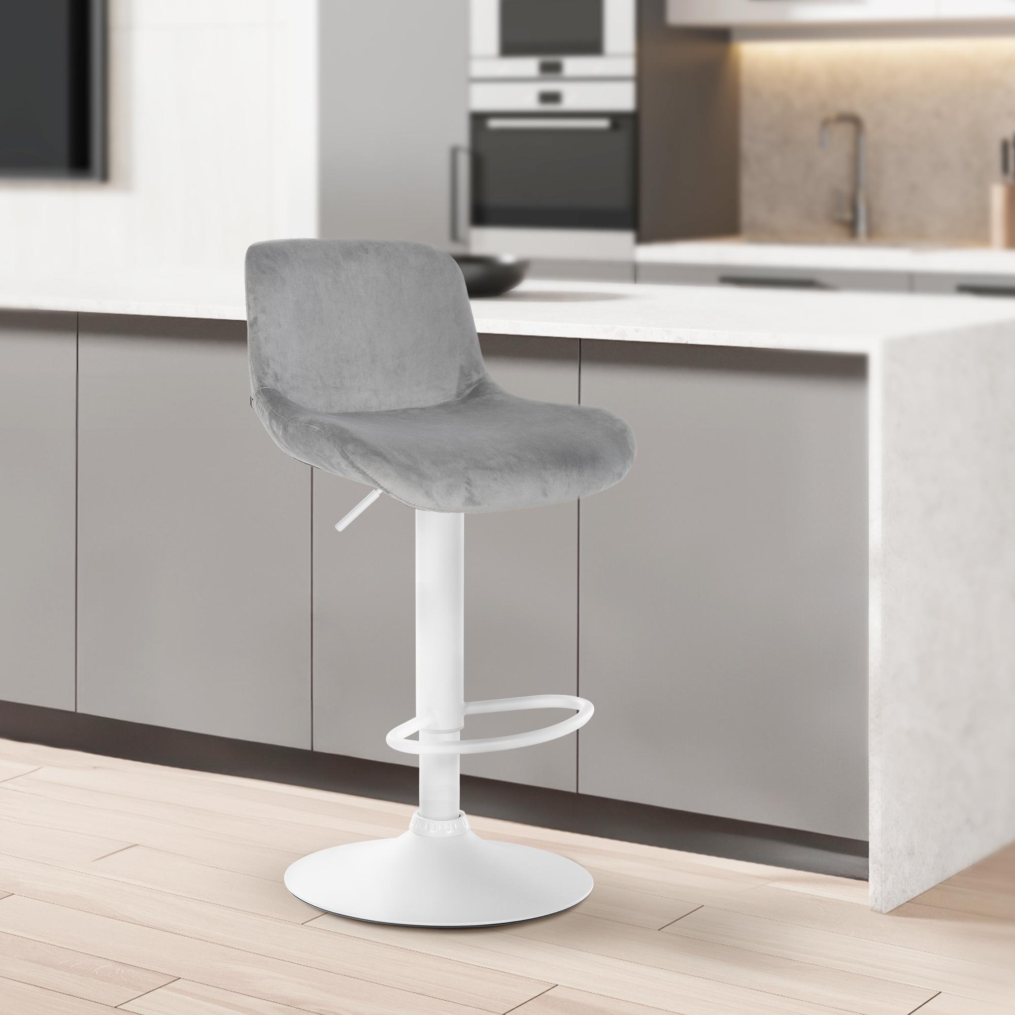 Set di 2 sgabelli da bar Solon White