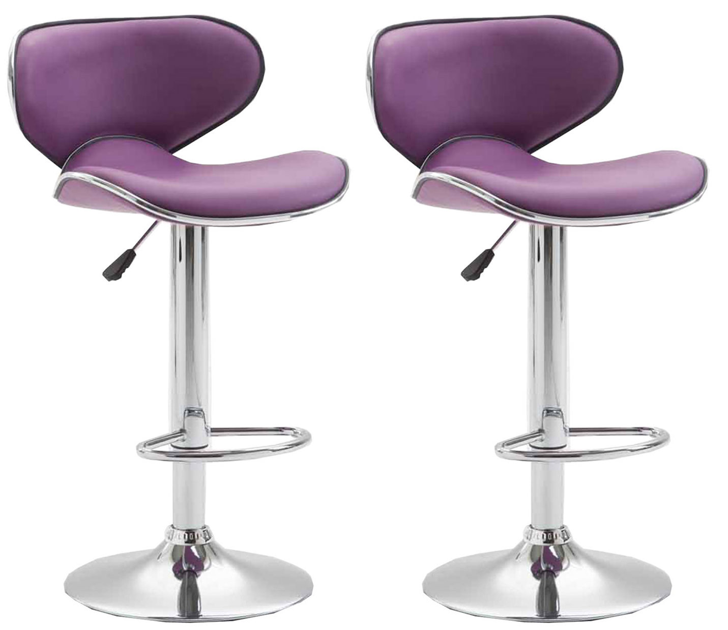 Set 2x Sgabelli LAS VEGAS V2 in similpelle