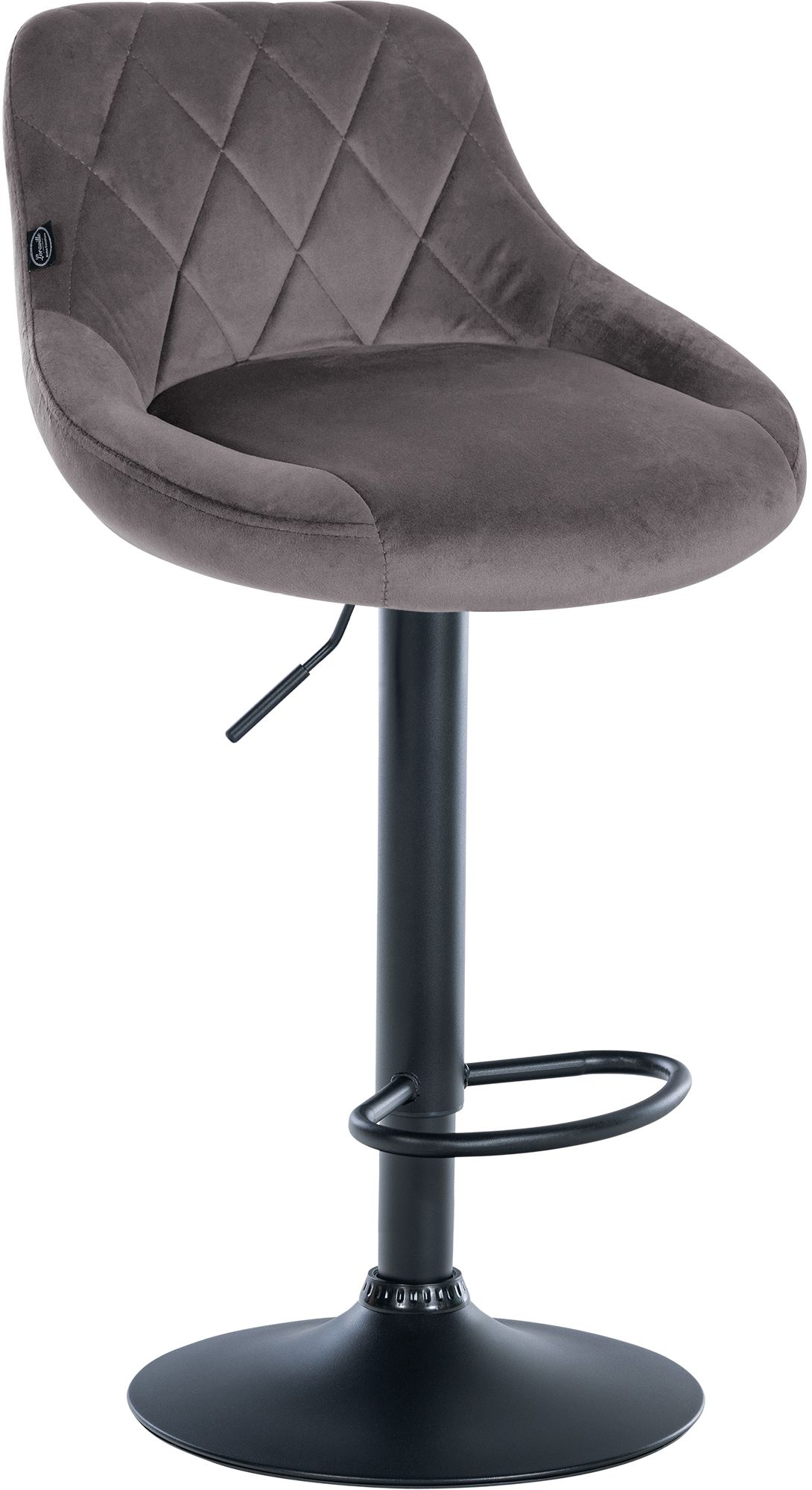 Set di 2 sgabelli da bar Lazio Velvet