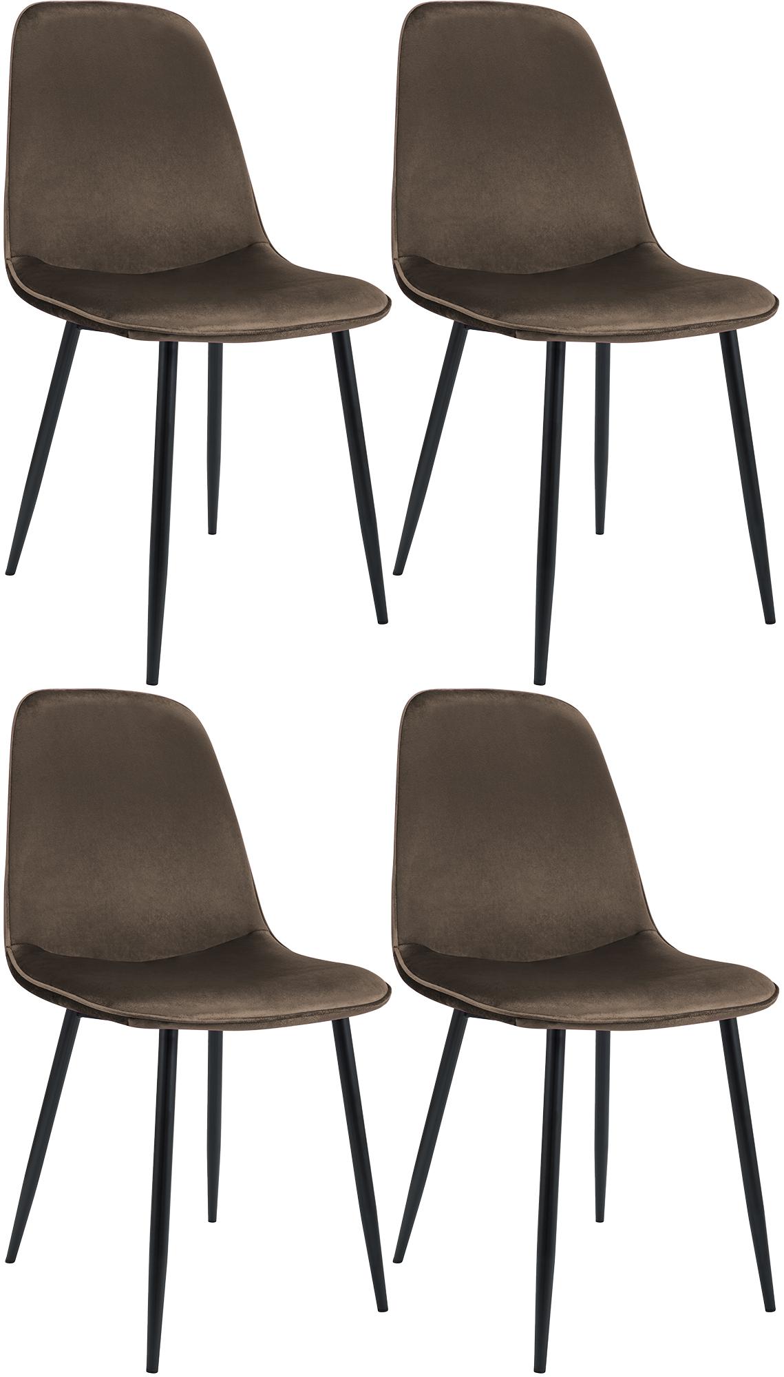Set di 4 sedie da pranzo Maryam