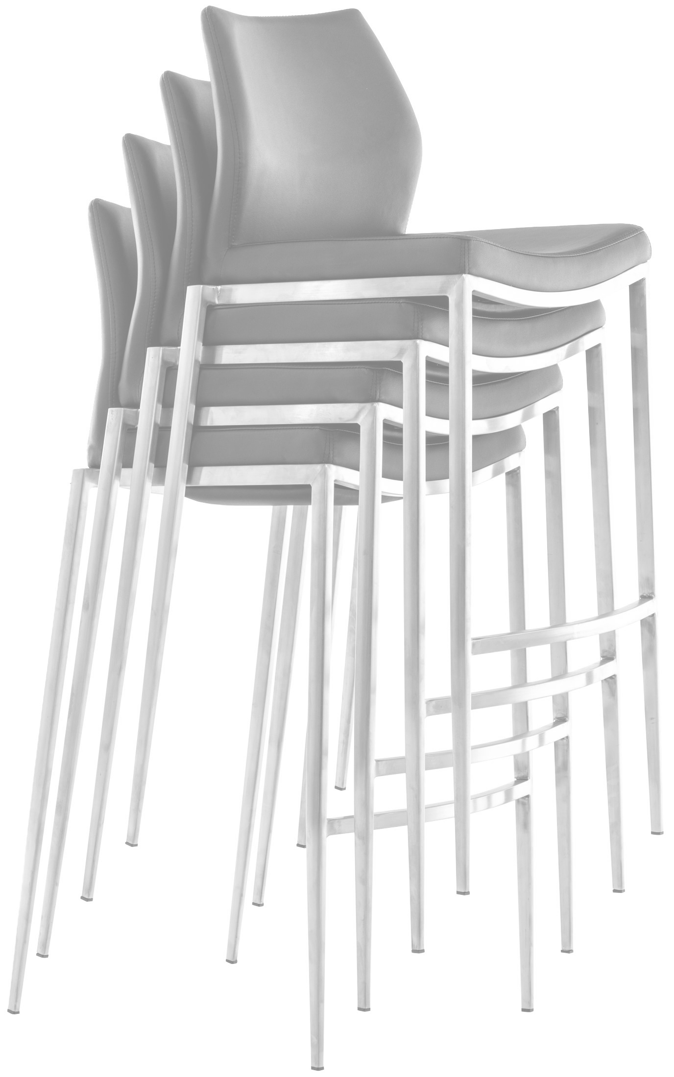 Sgabello Moderno Design Matola In Similpelle