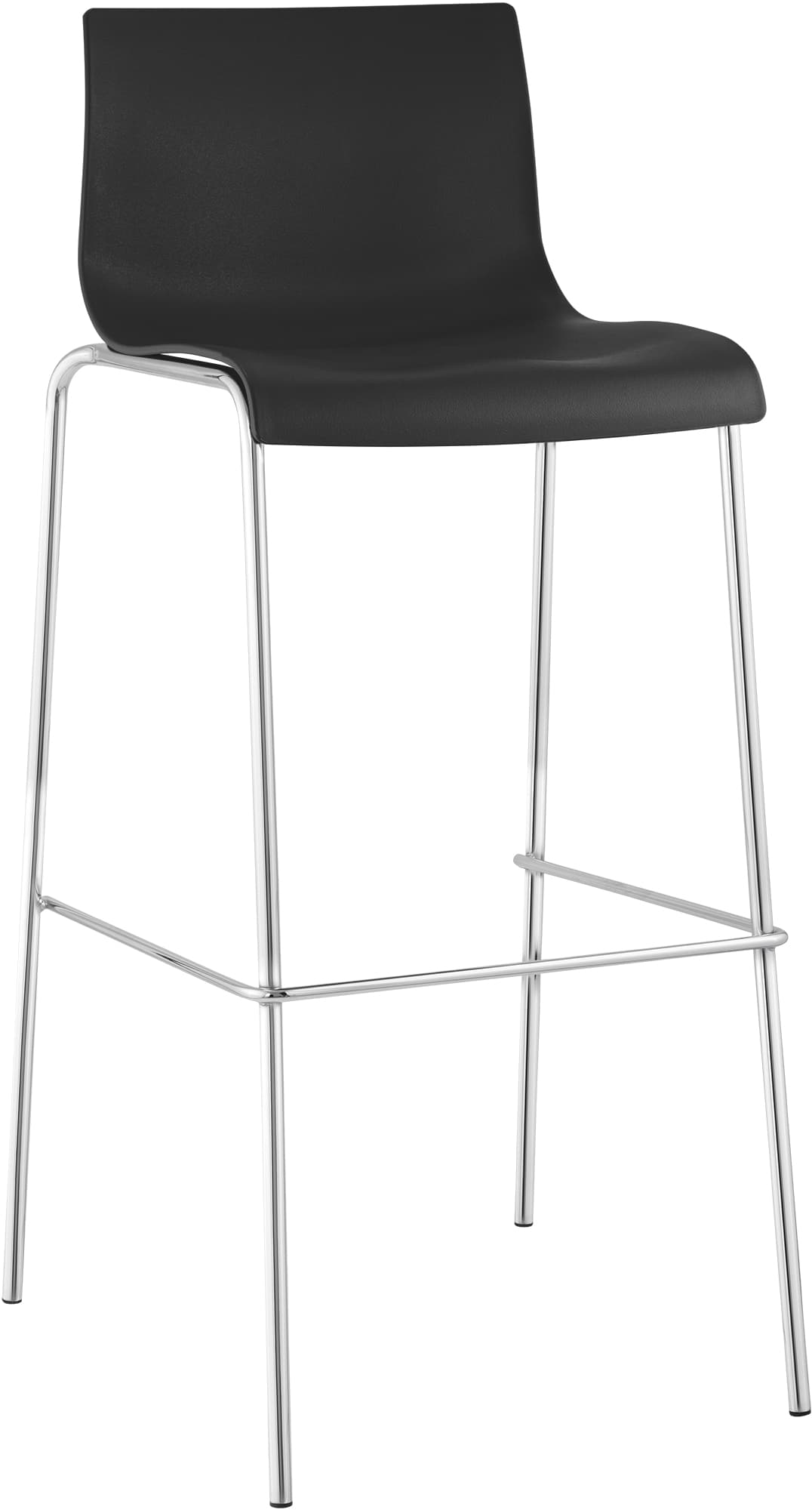 Sgabello da Bar Hover Plastica Struttura a 4 Gambe
