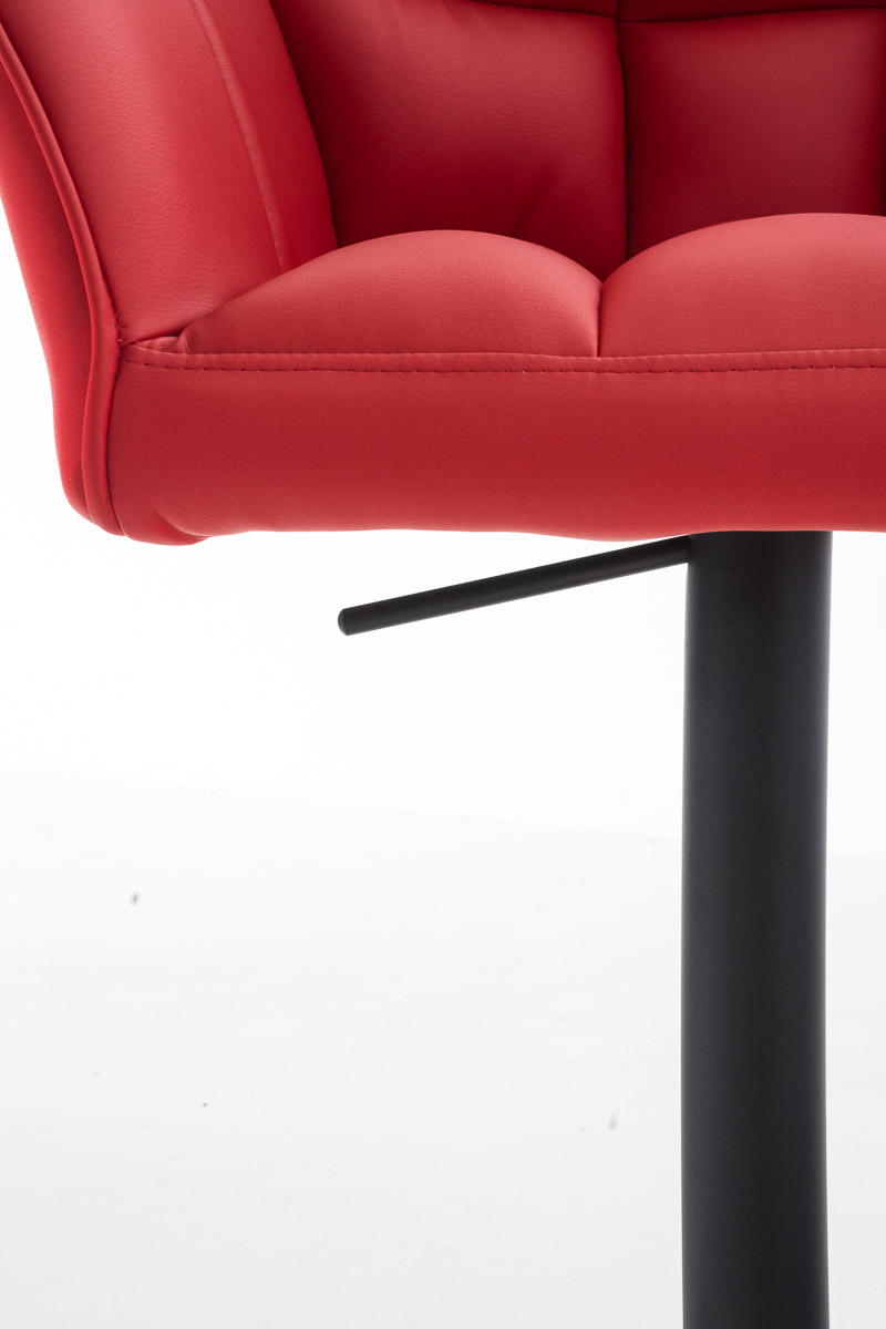 Sgabello da bar Damaso con rivestimento in similpelle