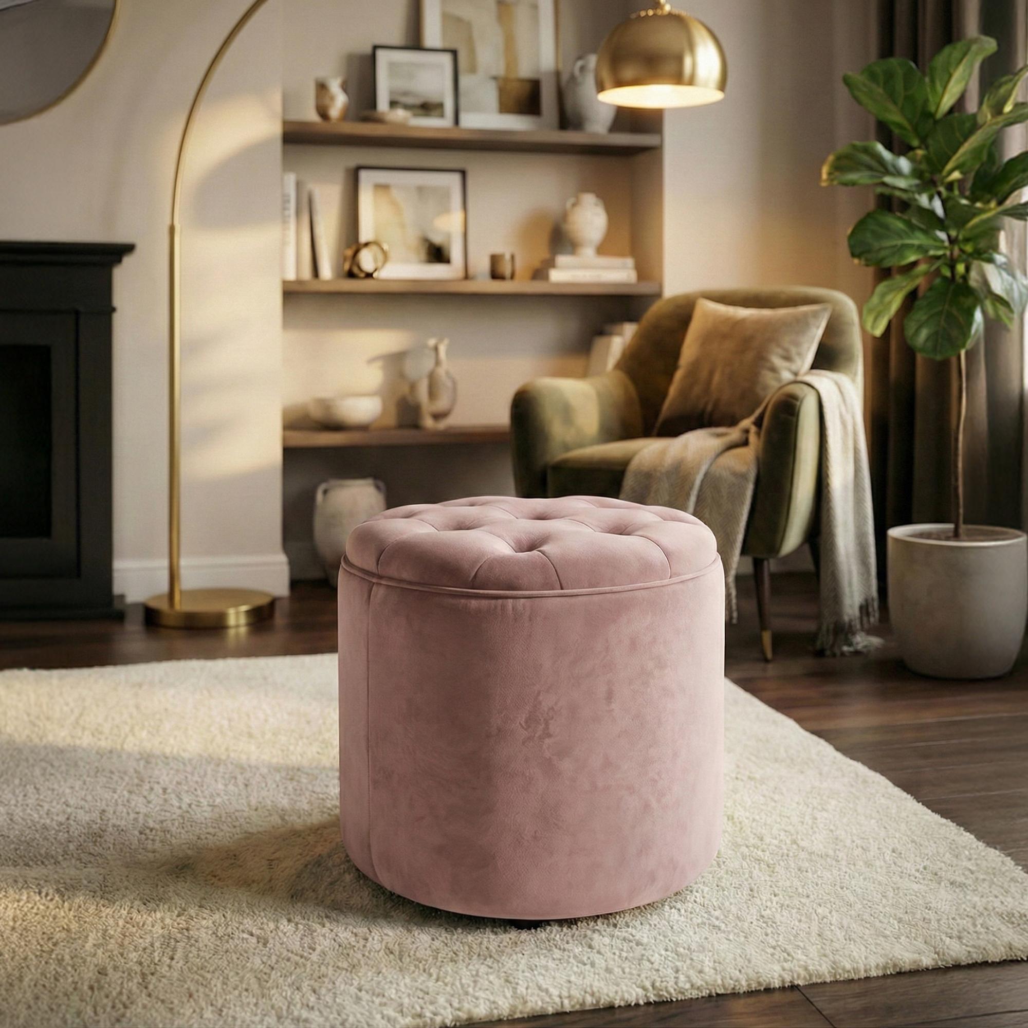 Pouf Pantin in velluto