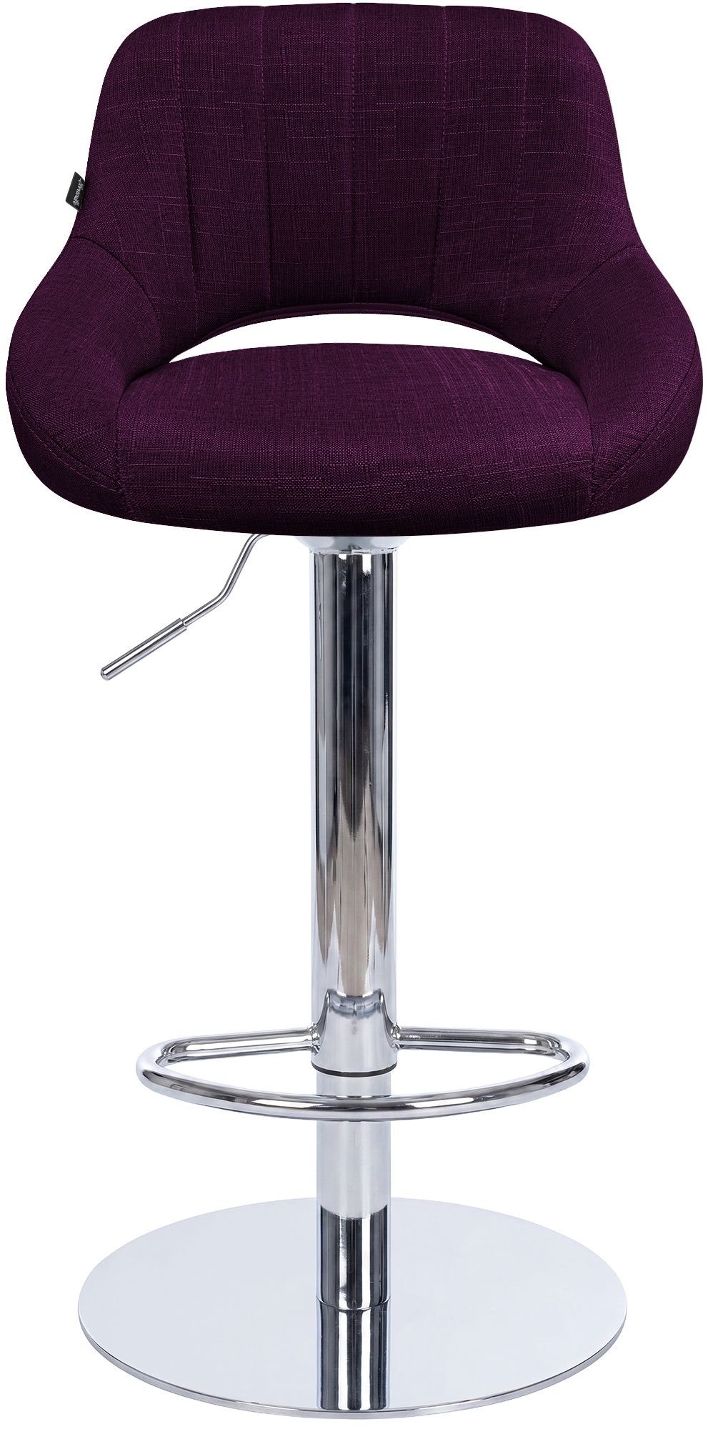 Set di 2 sgabelli da bar Milet cromati con base extra pesante
