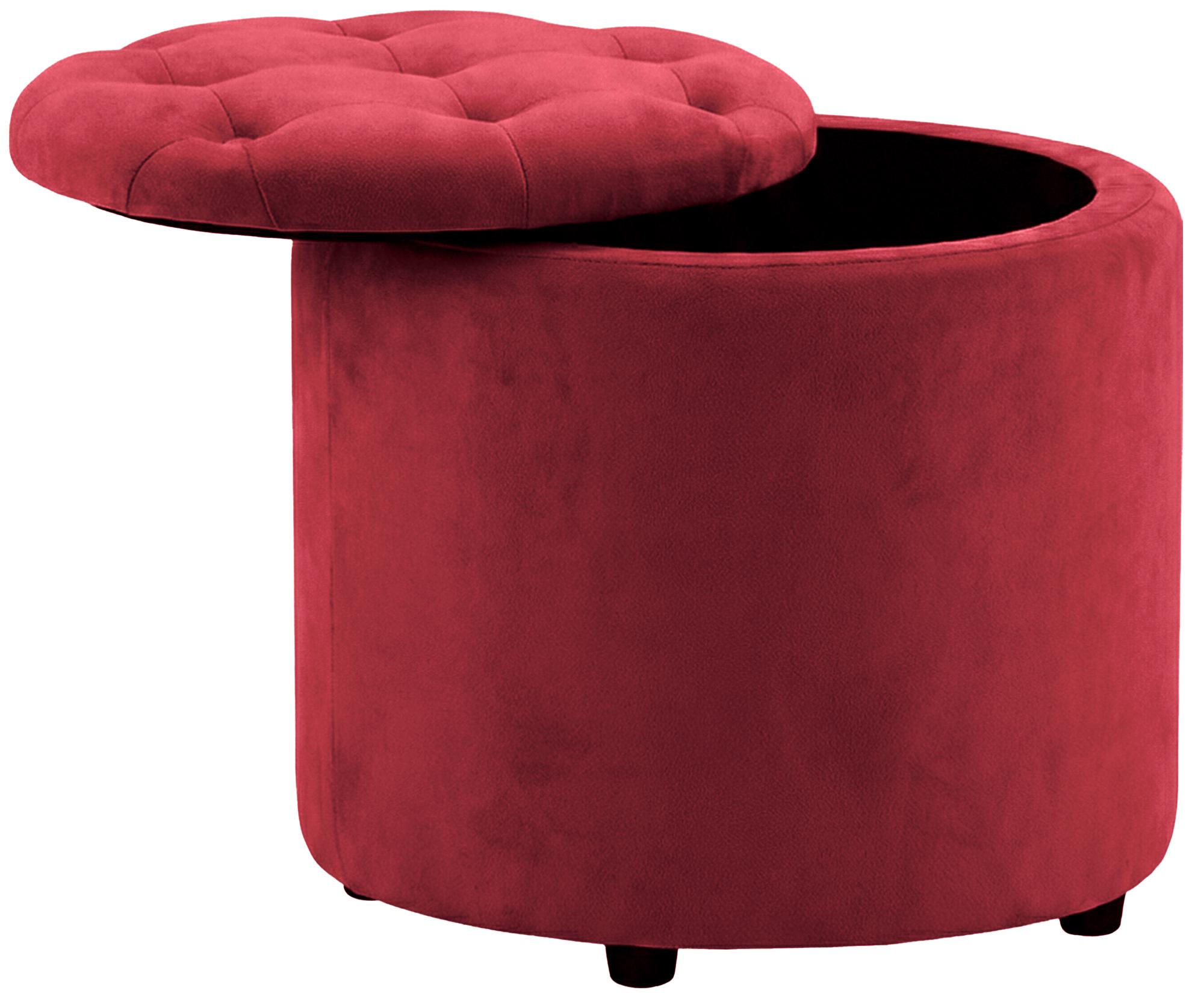 Pouf Pantin in velluto