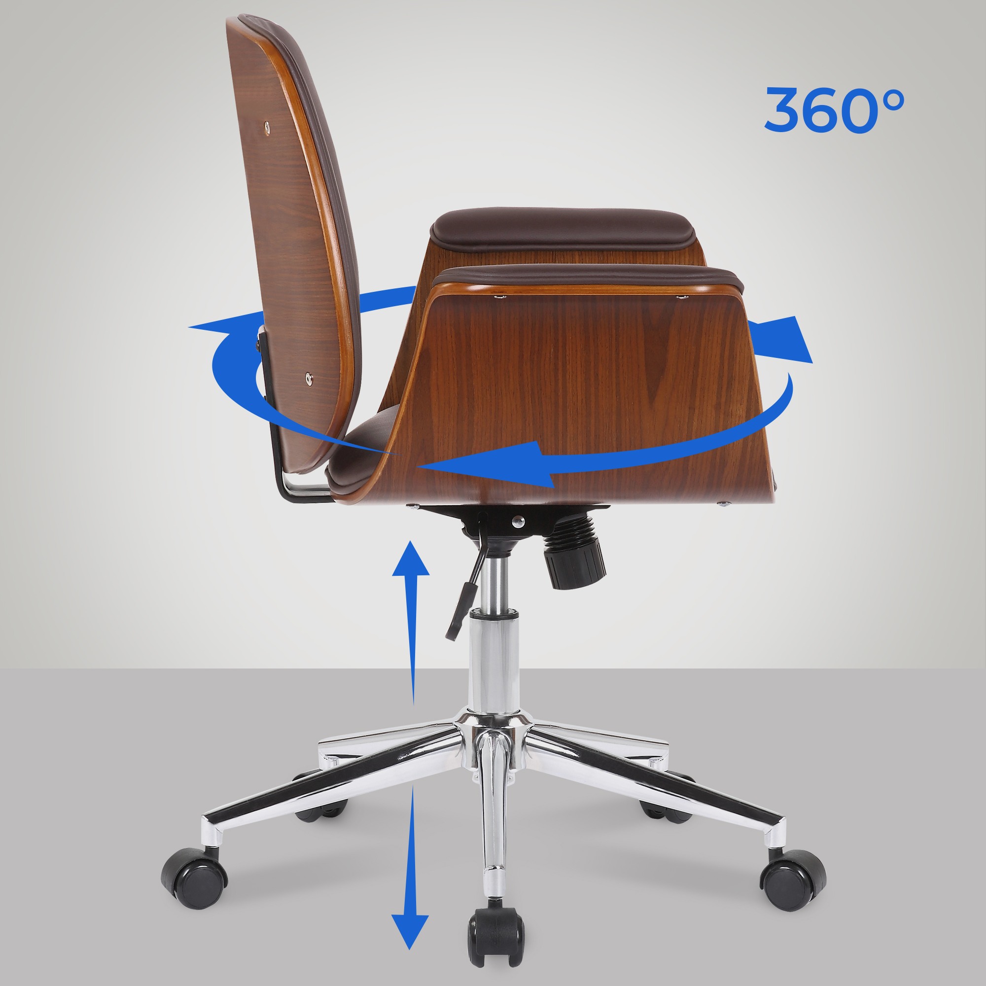 Sedia ufficio Kemberg in similpelle