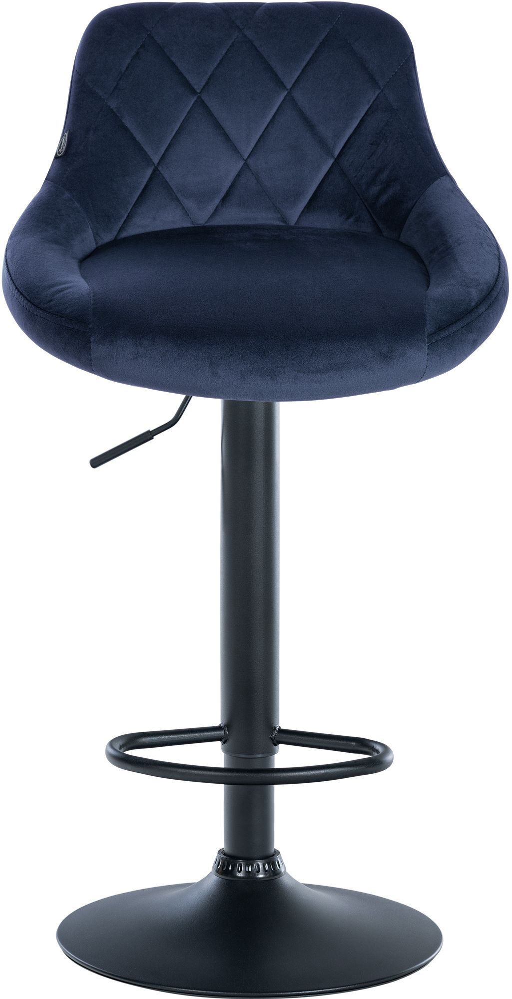 Set di 2 sgabelli da bar Lazio Velvet