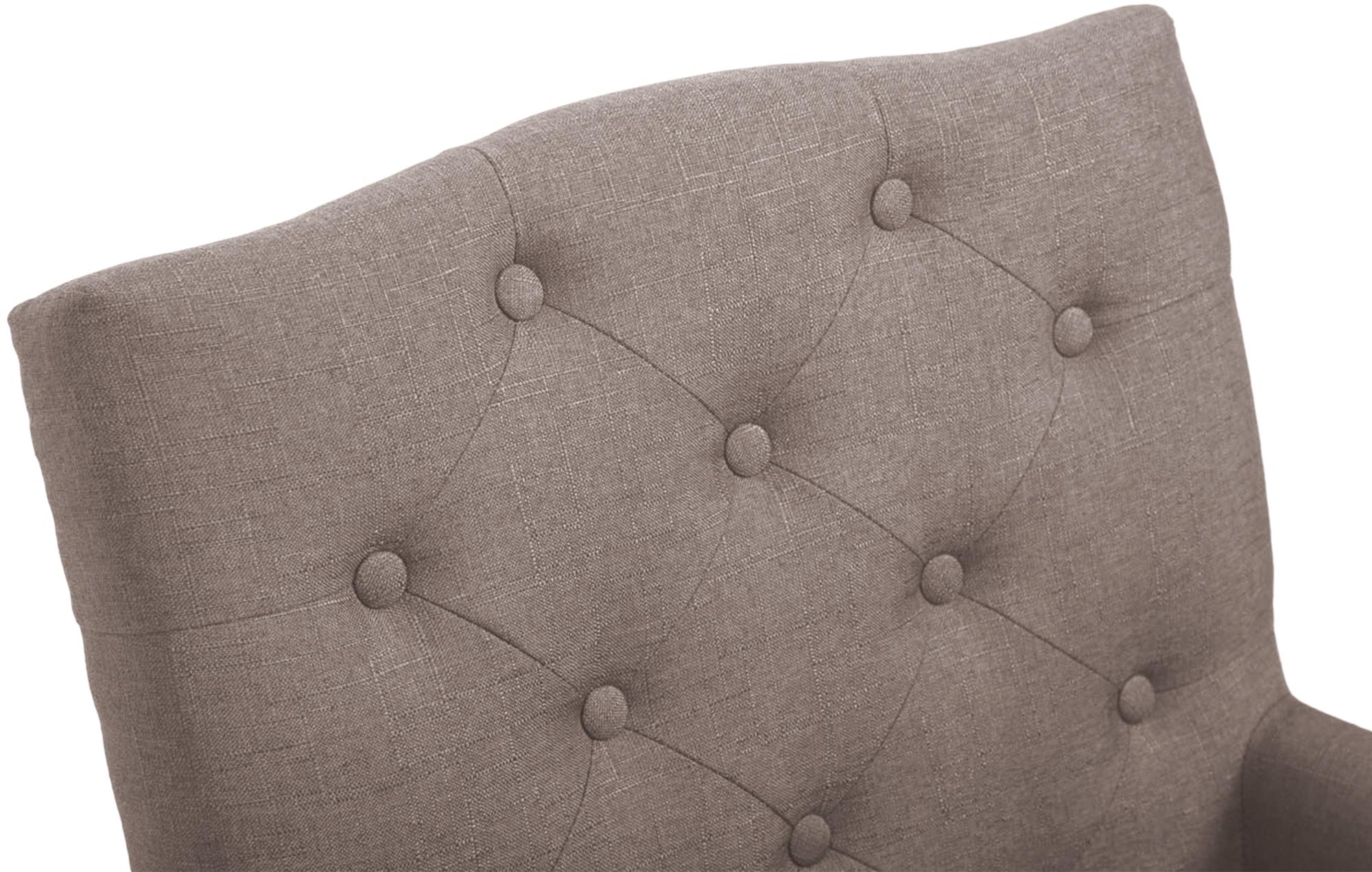 Sedia da pranzo Sugar in stile Chesterfield