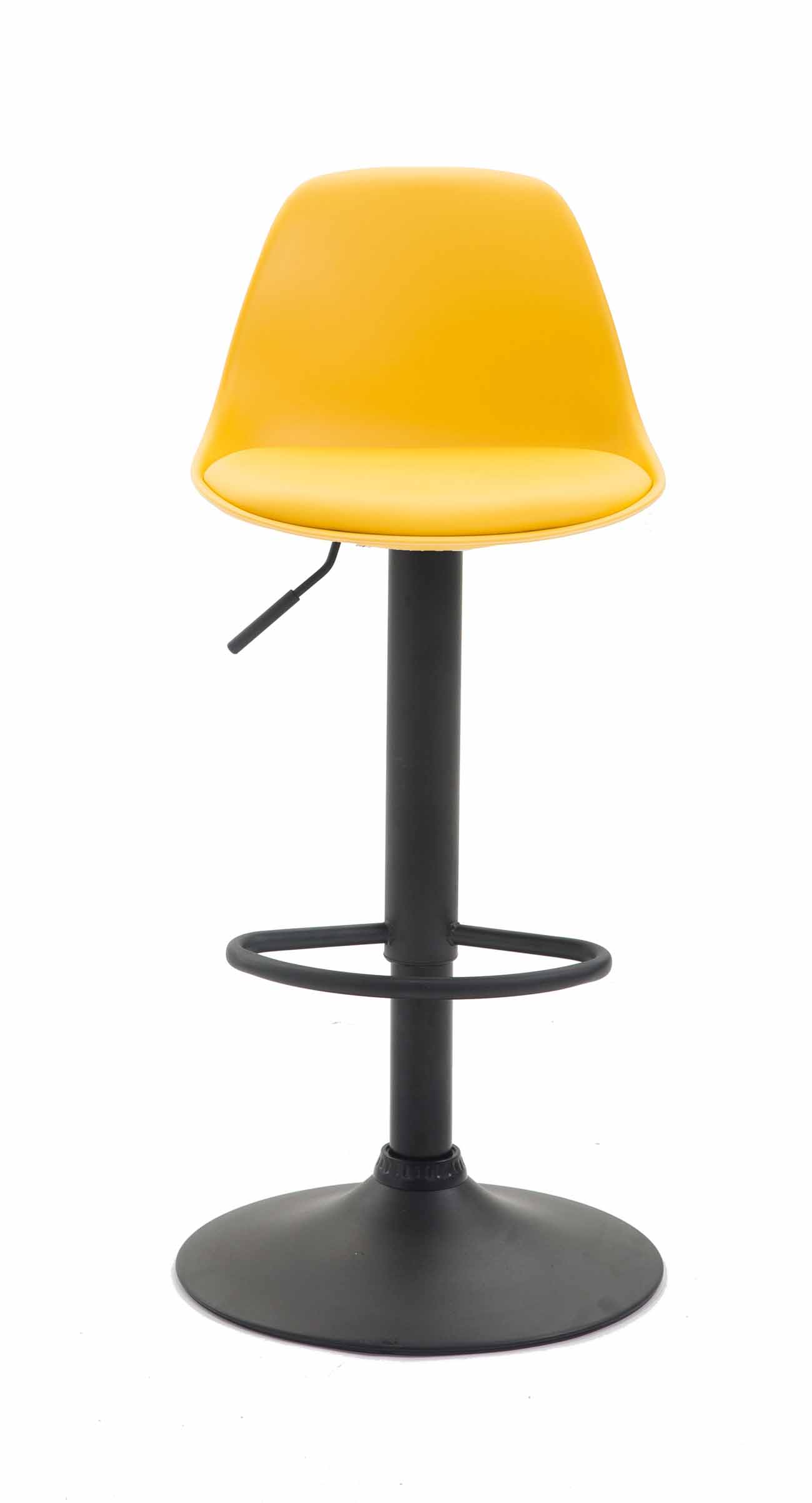 Sgabello di design KIEL in polipropilene e similpelle