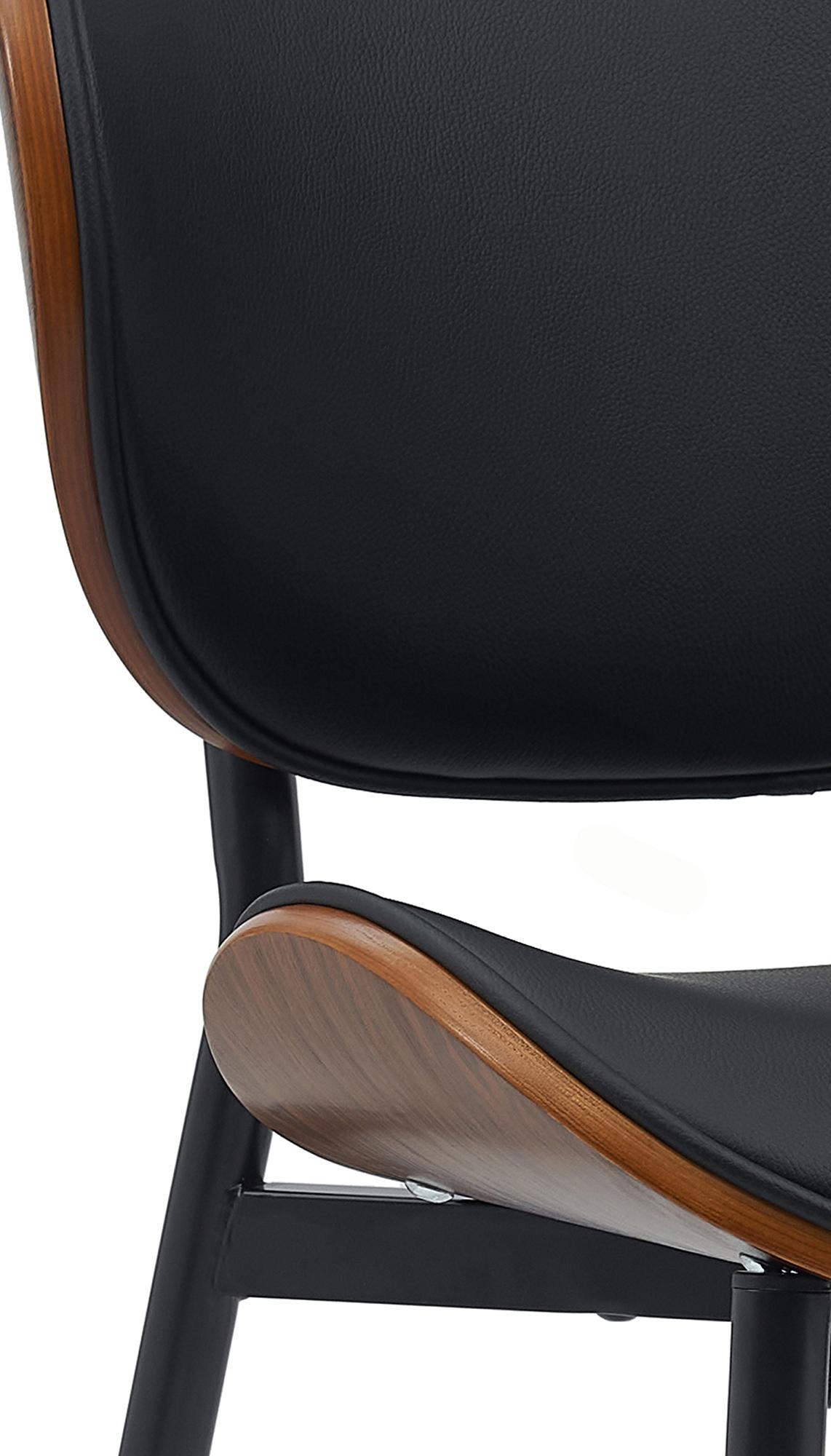 Sedia Enid con rivestimento in similpelle o tessuto