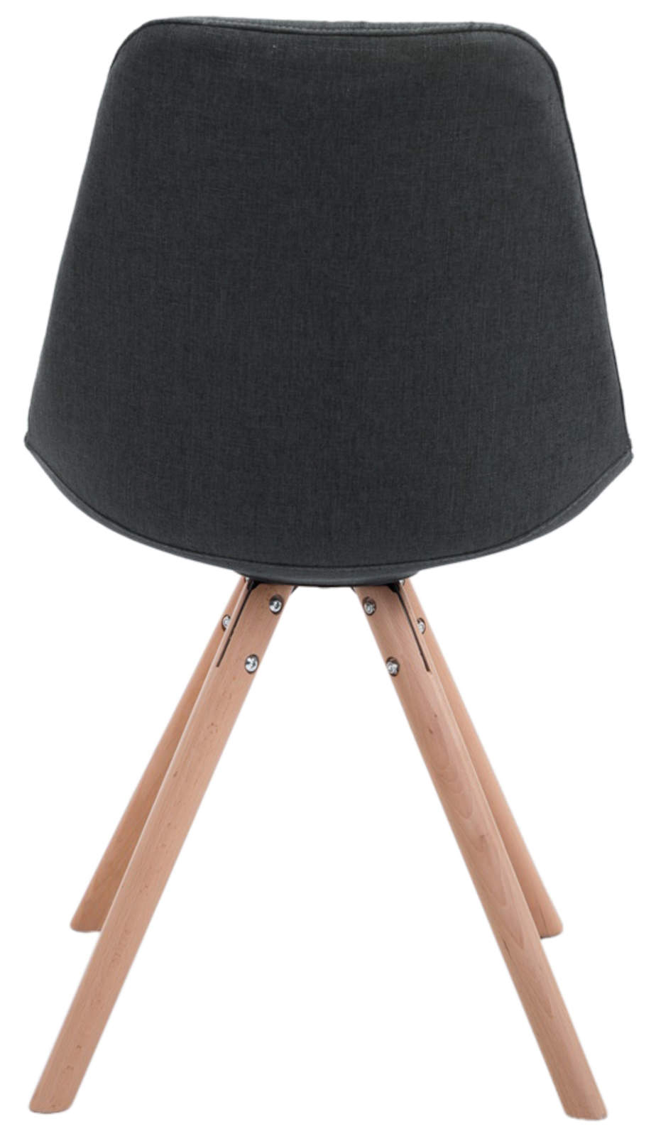Set di 4 sedie per visitatori Toulouse Fabric Round