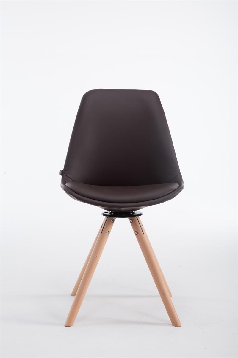 Sedia Calais in similpelle girevole