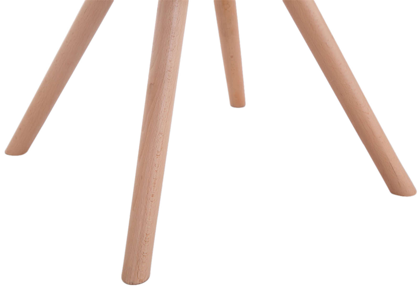 Set di 4 sedie per visitatori Toulouse Fabric Round