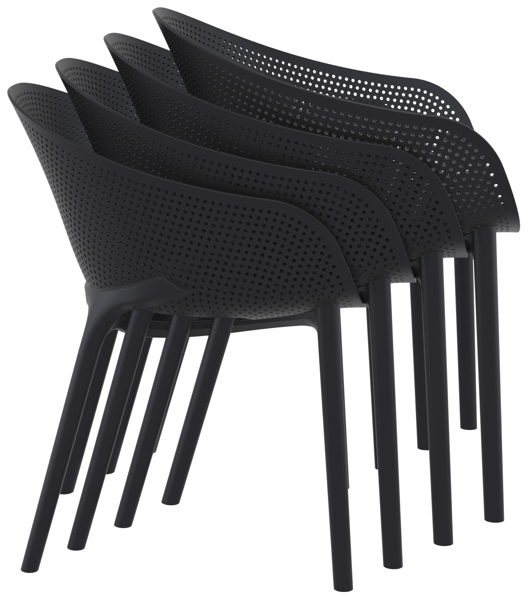 Set di 4 sedie Sky Pro