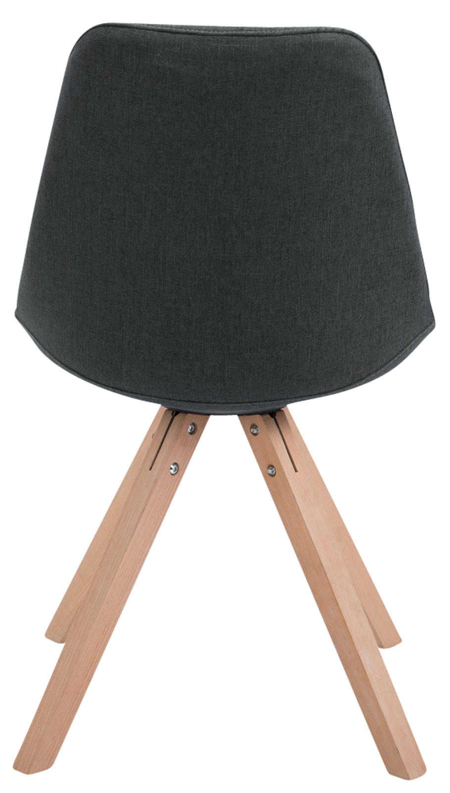 Set di 4 sedie per visitatori Toulouse Fabric Square