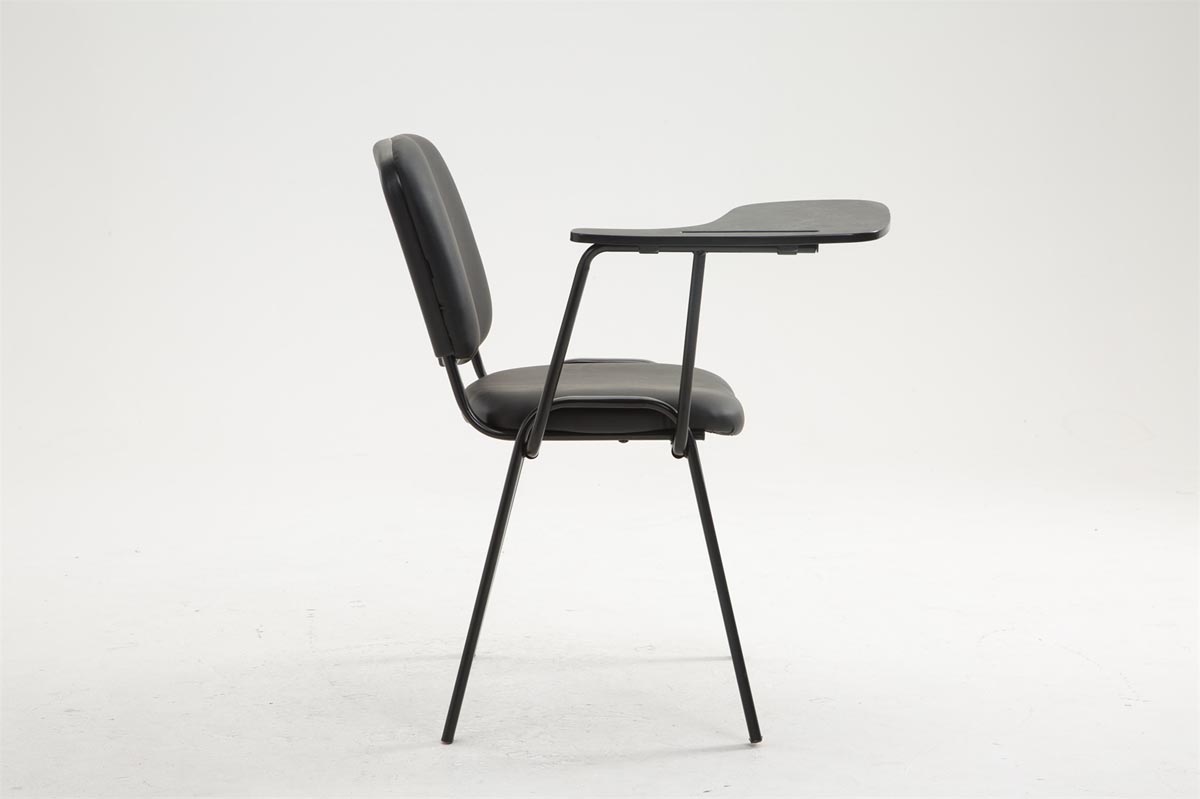 Sedia Ken in similpelle con tavolino ribaltabile