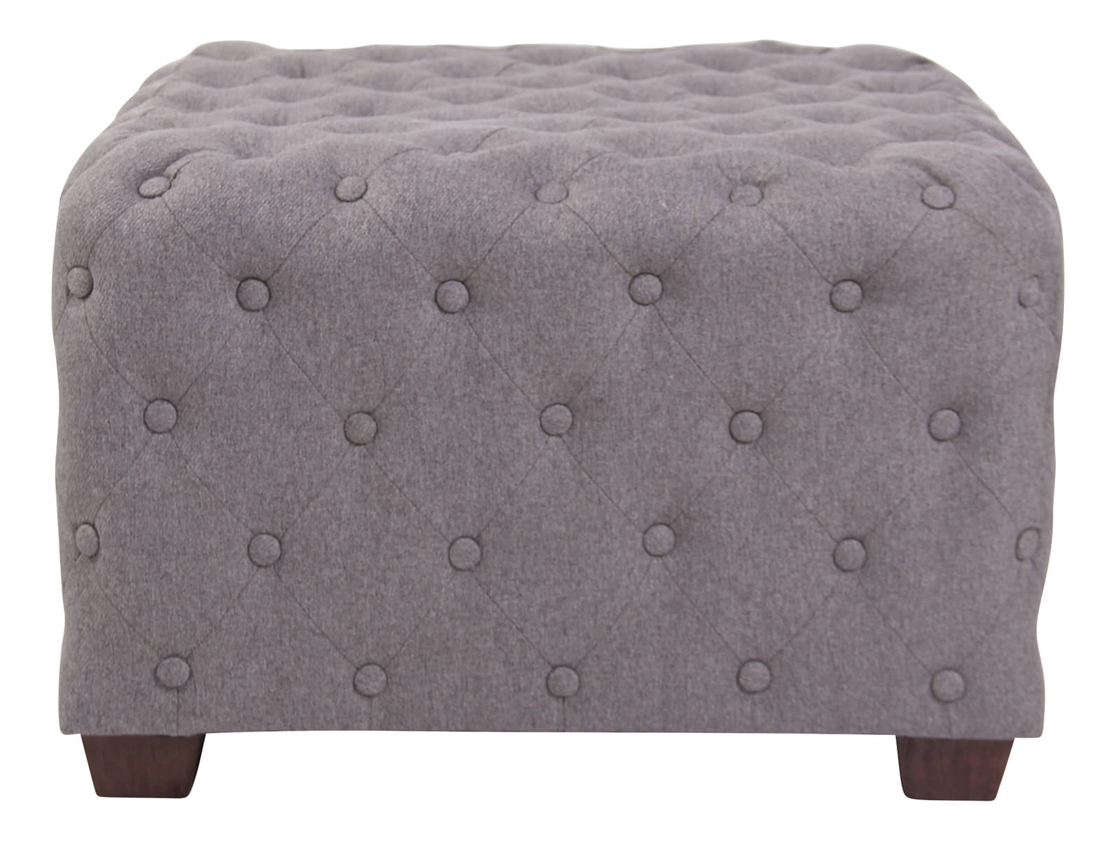 Pouf trapuntato Nimes in tessuto