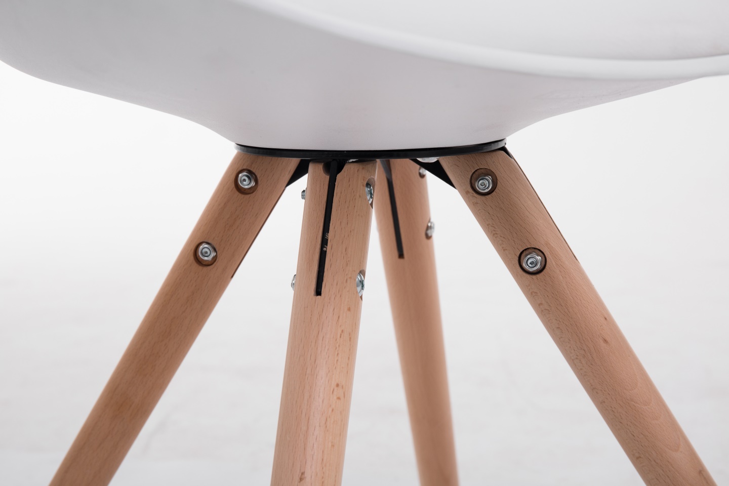 Sedia Toulouse in similpelle gambe tonde