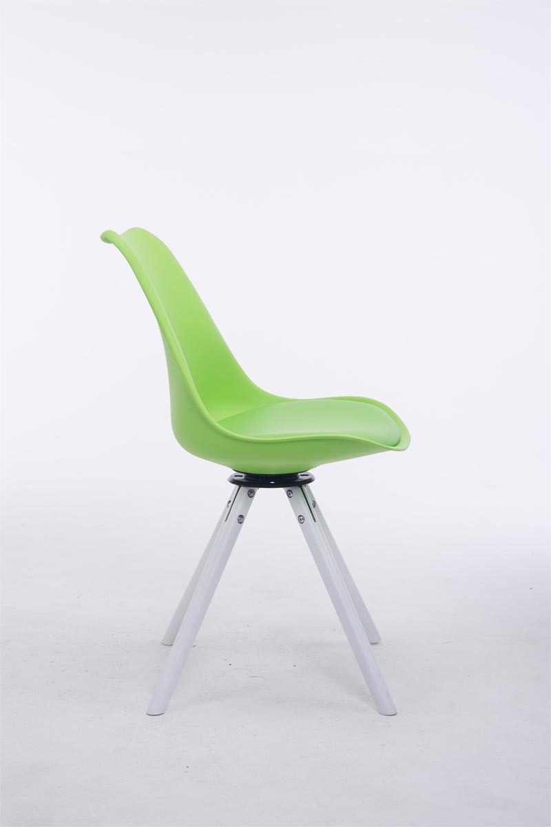 Sedia design Troyes Girevole Similpelle Rotondo