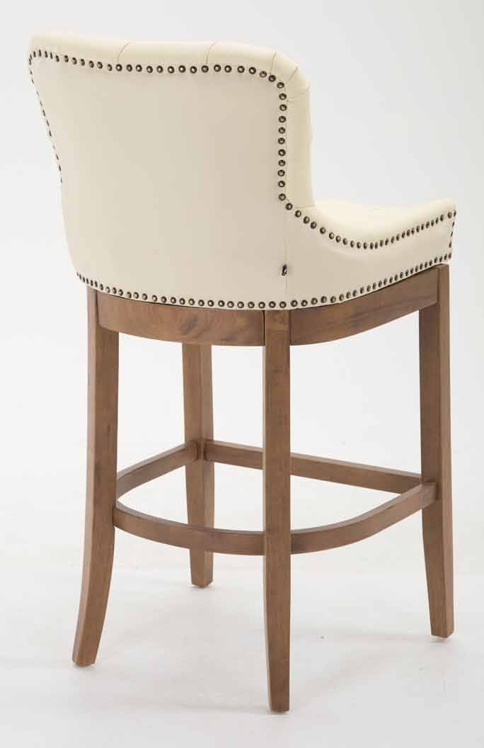 Set 2 sgabelli Lakewood in vera pelle