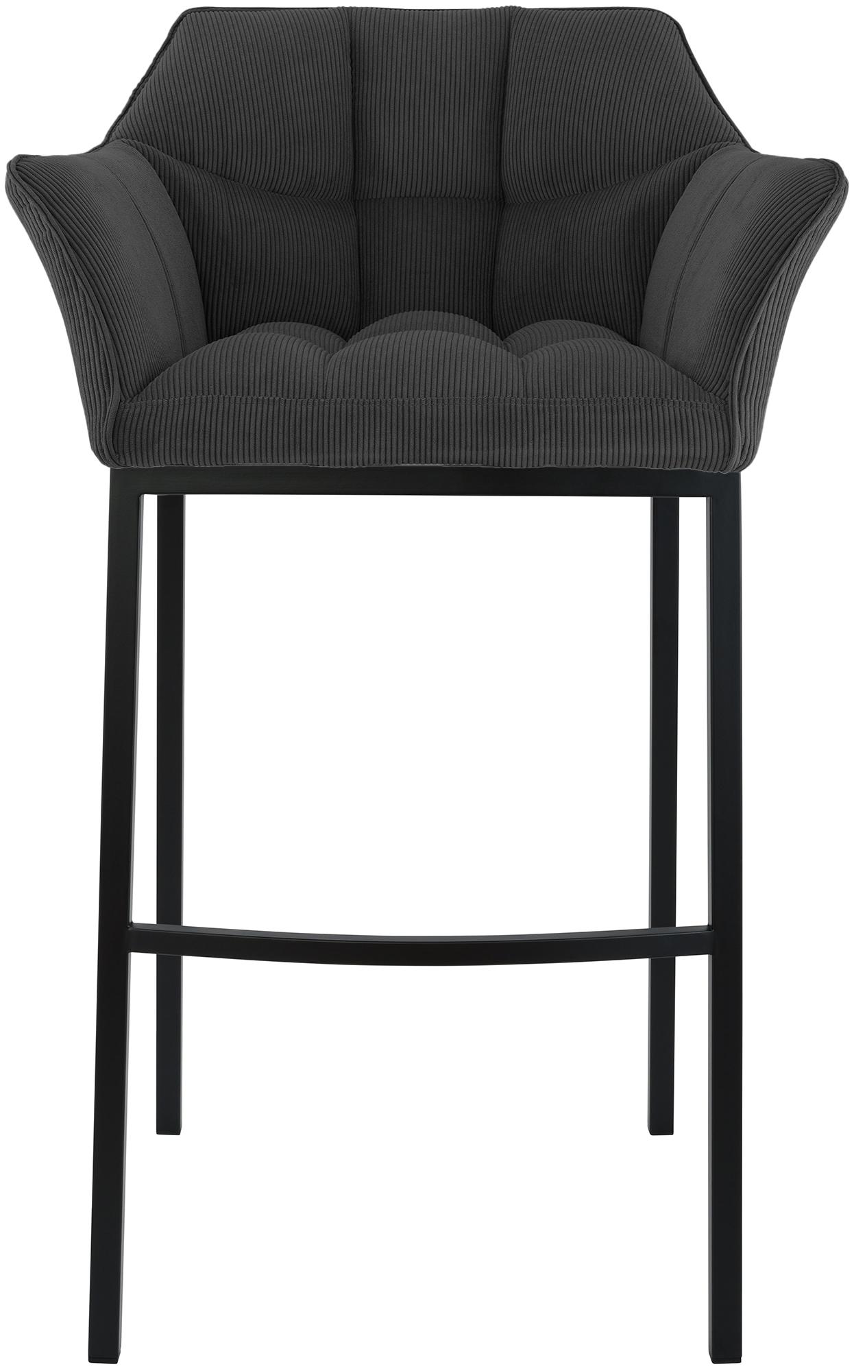 Sgabello Bar Damaso con Rivestimento In Corda e Base a Quattro Gambe