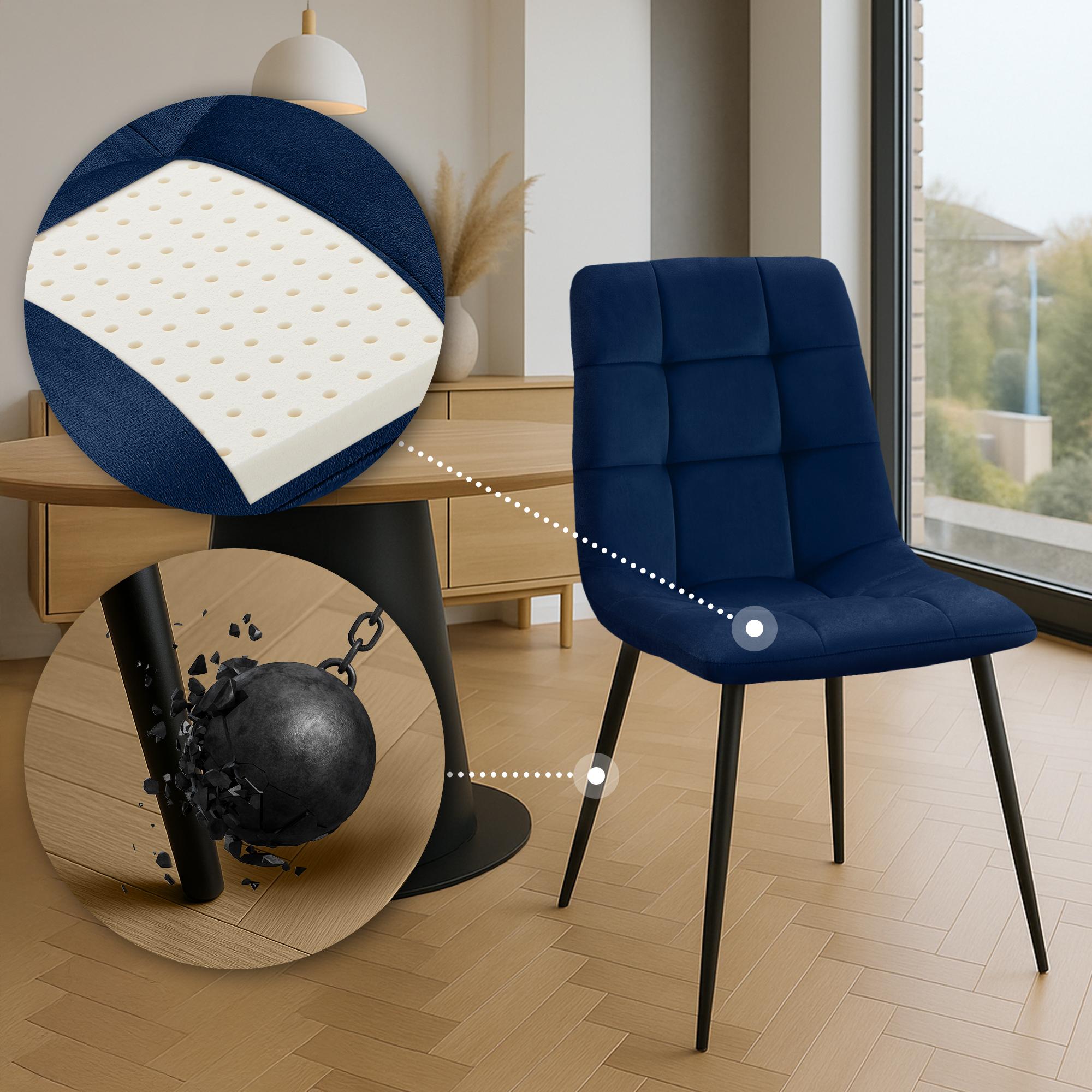 Set di 4 sedie da pranzo Tilde
