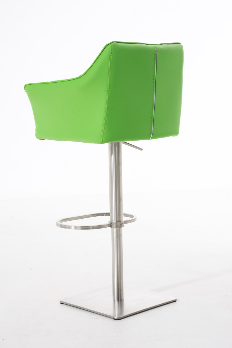 Sgabello da bar Damaso con rivestimento in similpelle