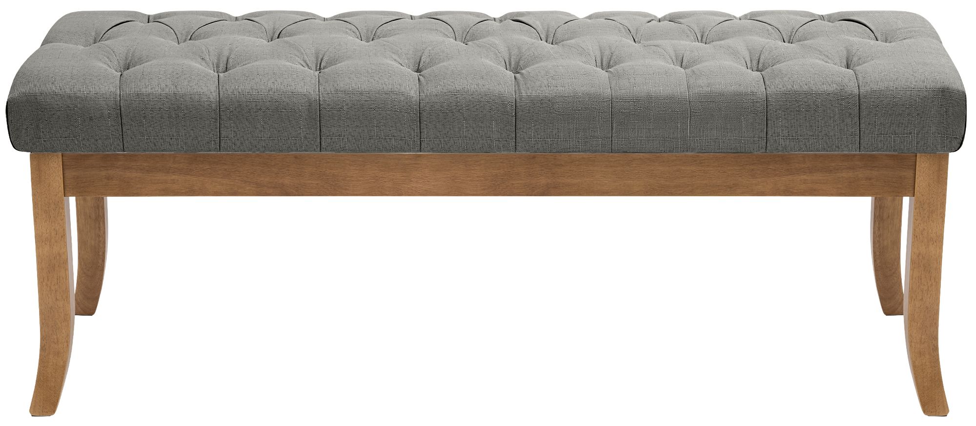Panca design RAMSES in legno chiaro antico tessuto