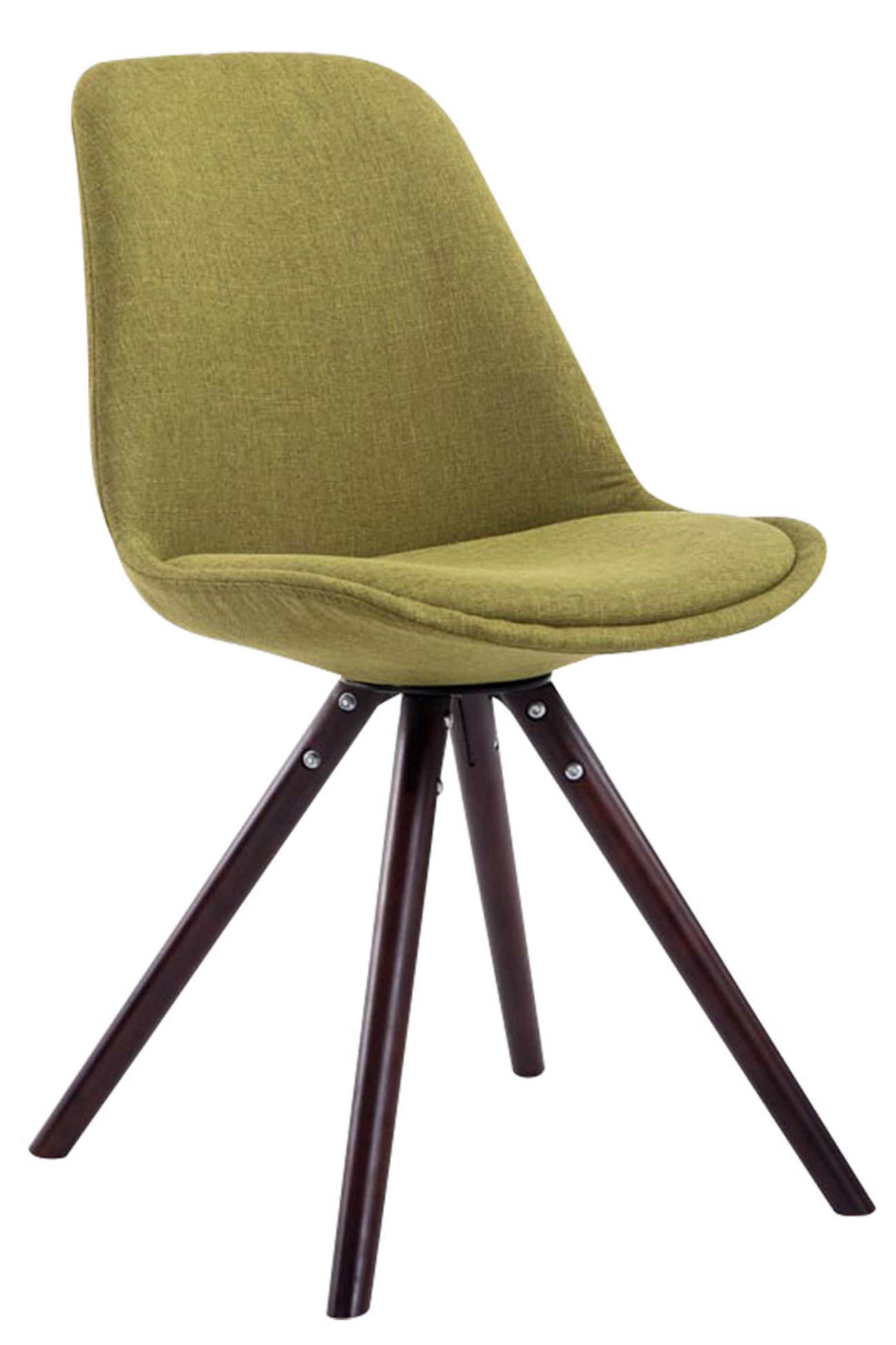 Set di 4 sedie per visitatori Toulouse Fabric Round
