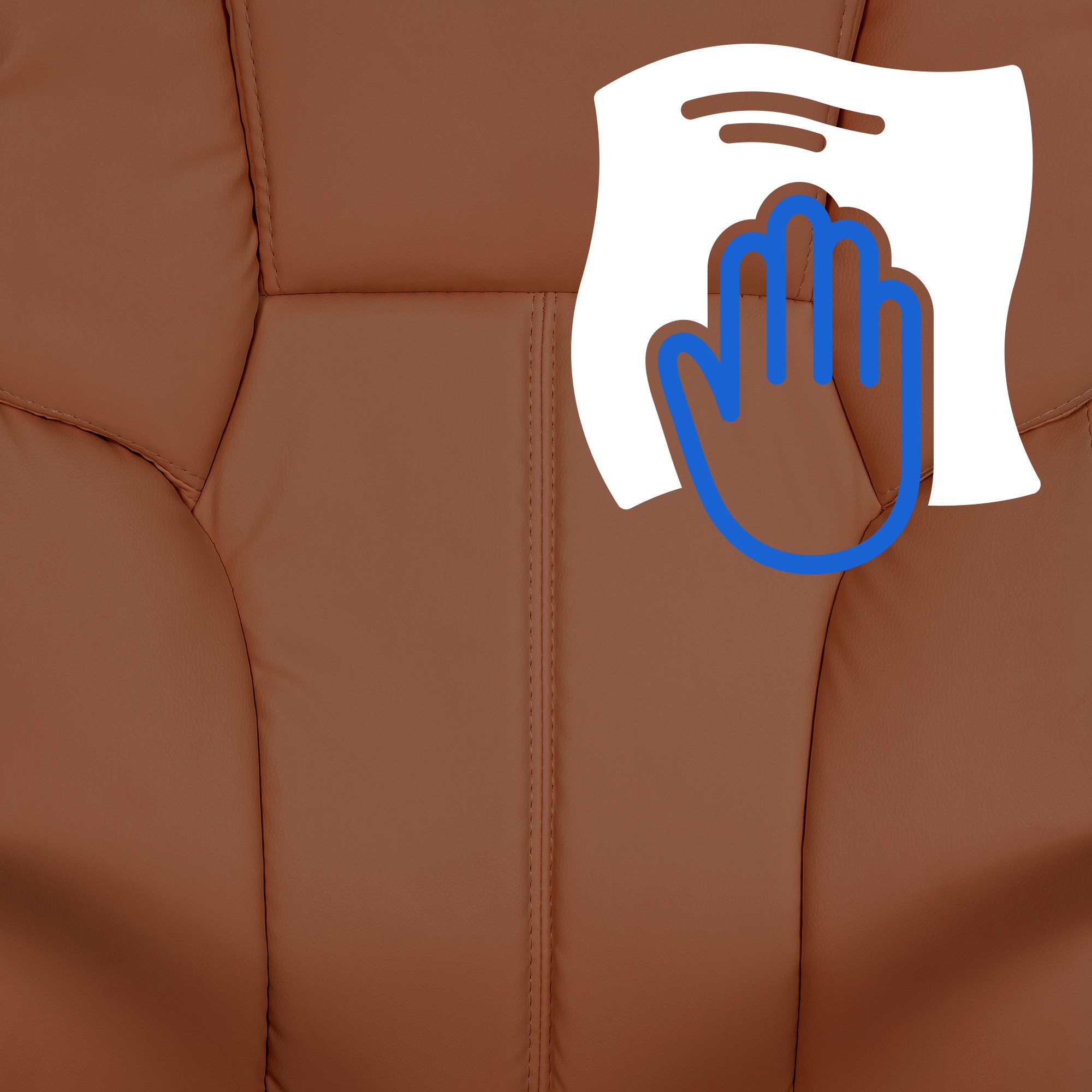 Poltrona ufficio XXL Xanthos in similpelle