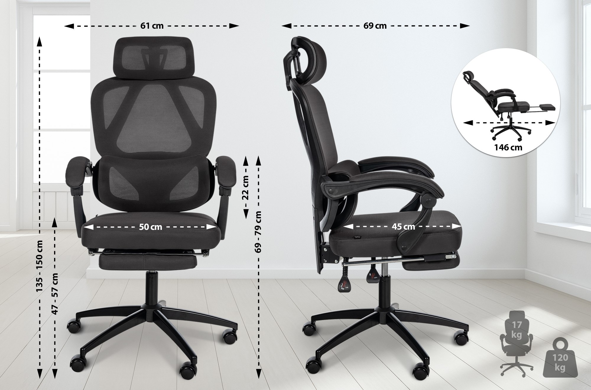 Sedia da ufficio Gander