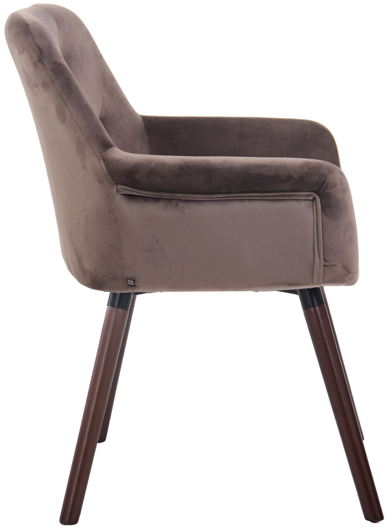 Sedia design Cassidy in velluto