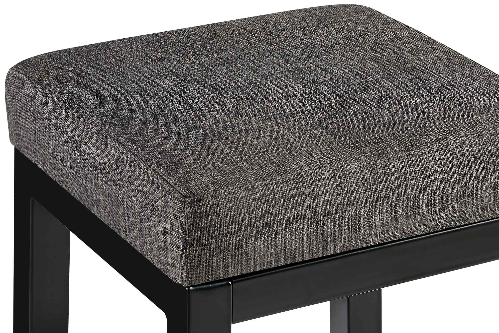 Sgabello Taylor Altezza seduta 83 cm Struttura in metallo nero
