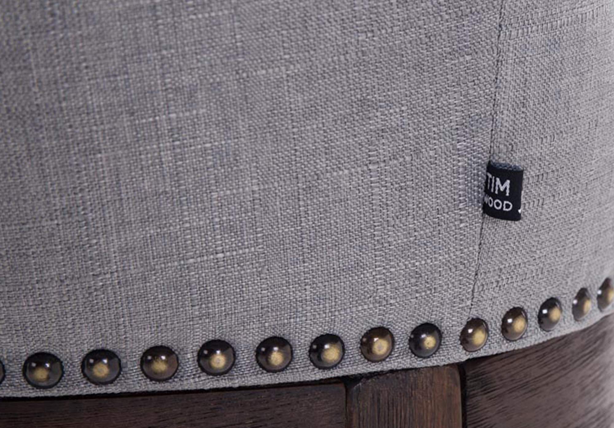 Sgabello Lakewood stoffa antico-scuro