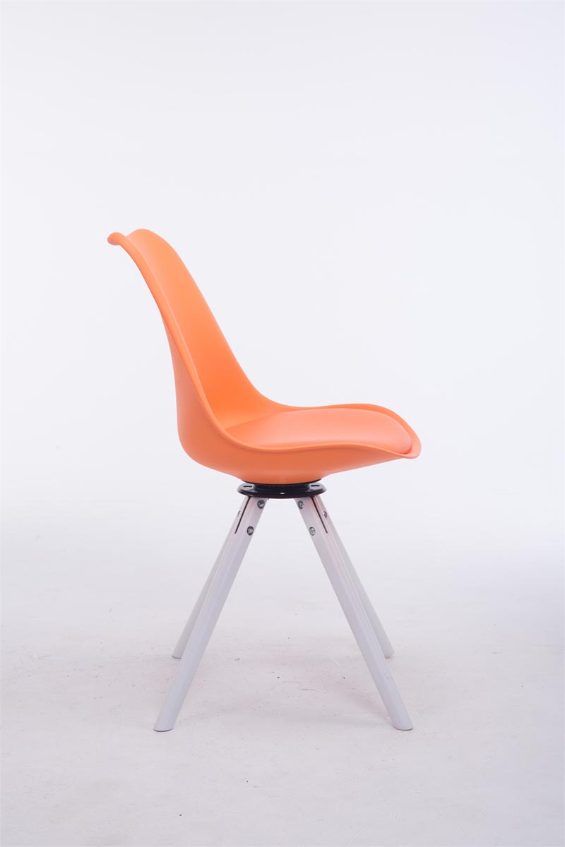 Sedia design Troyes Girevole Similpelle Rotondo