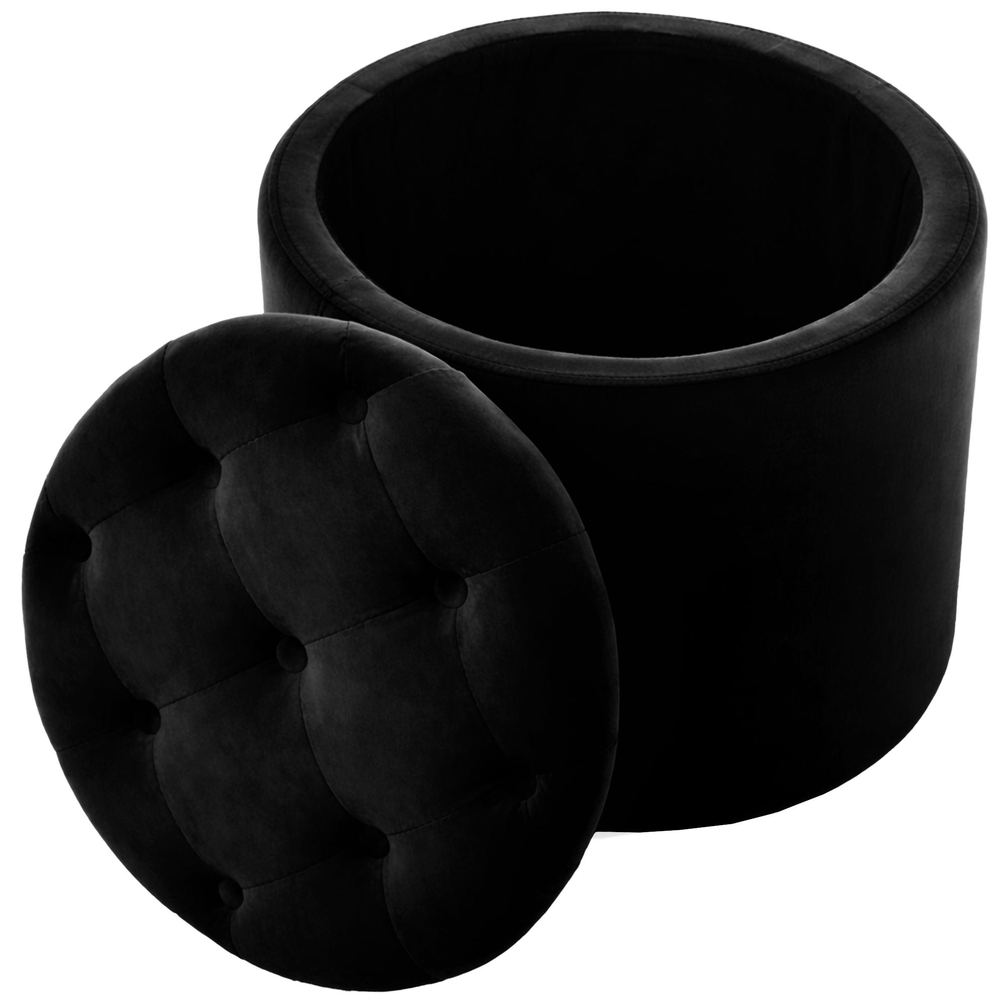 Pouf Pantin in velluto
