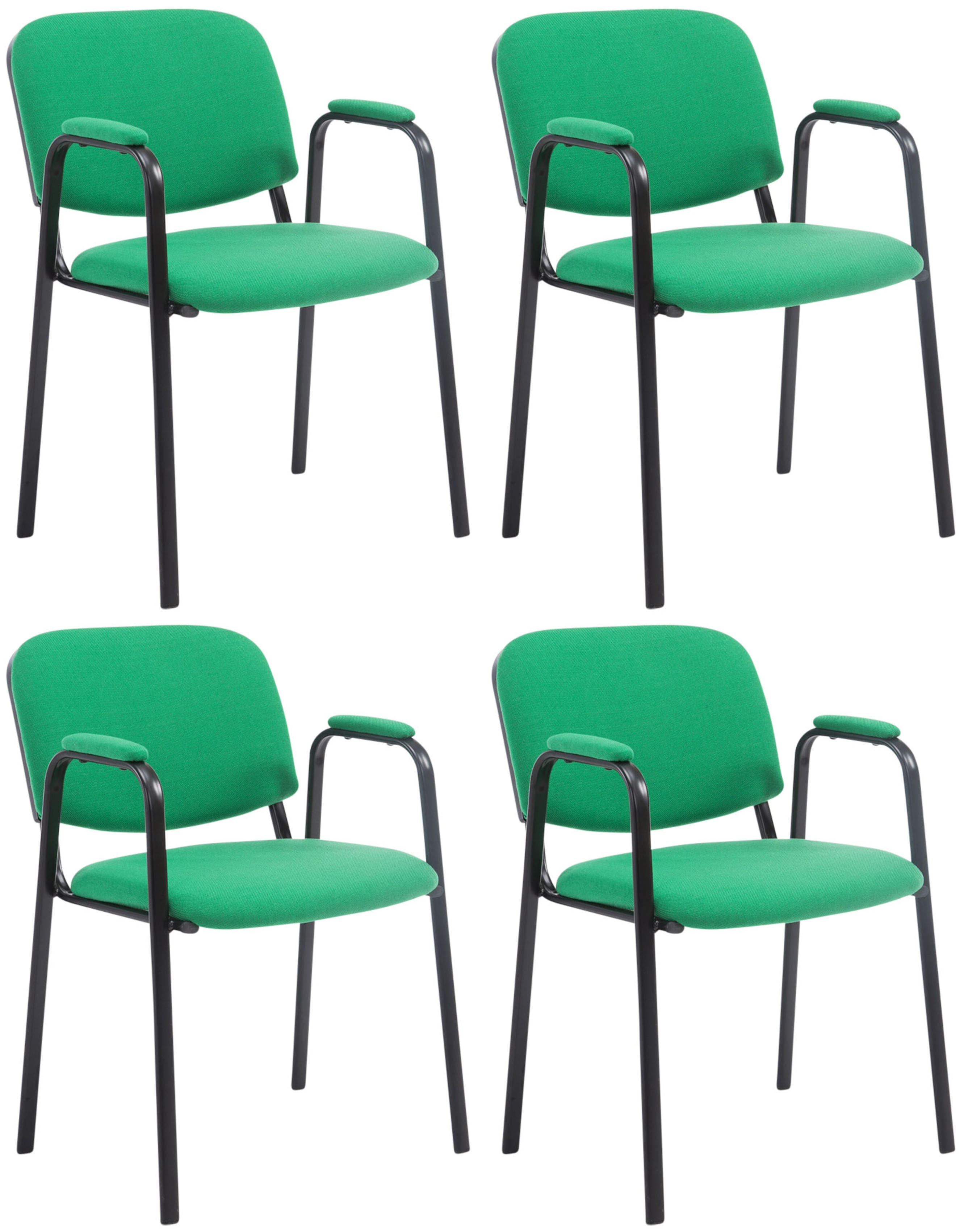 Set 4 Sedie Impilabili Ken Pro in Tessuto