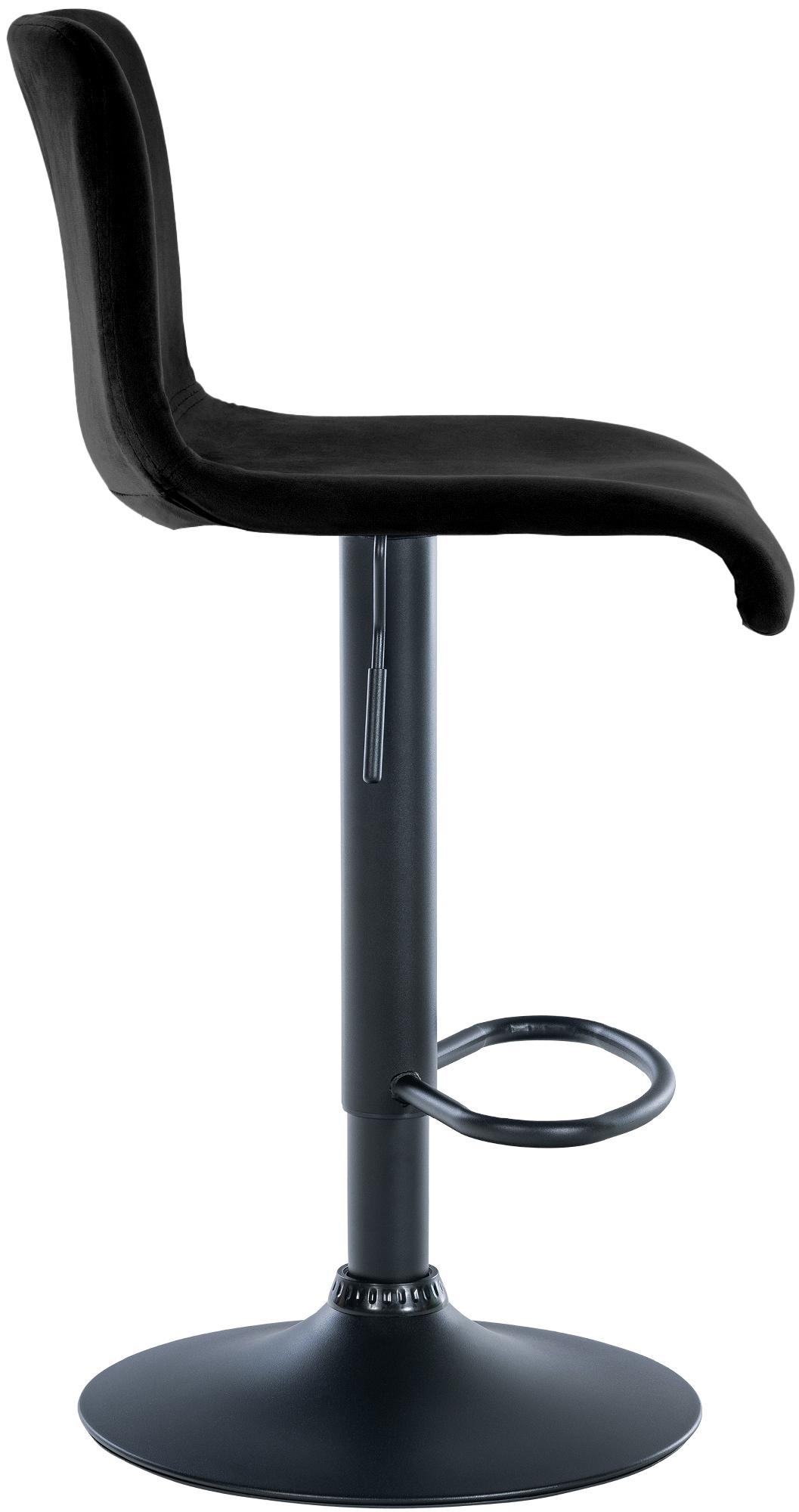 Sgabello Bar Hover in Velluto