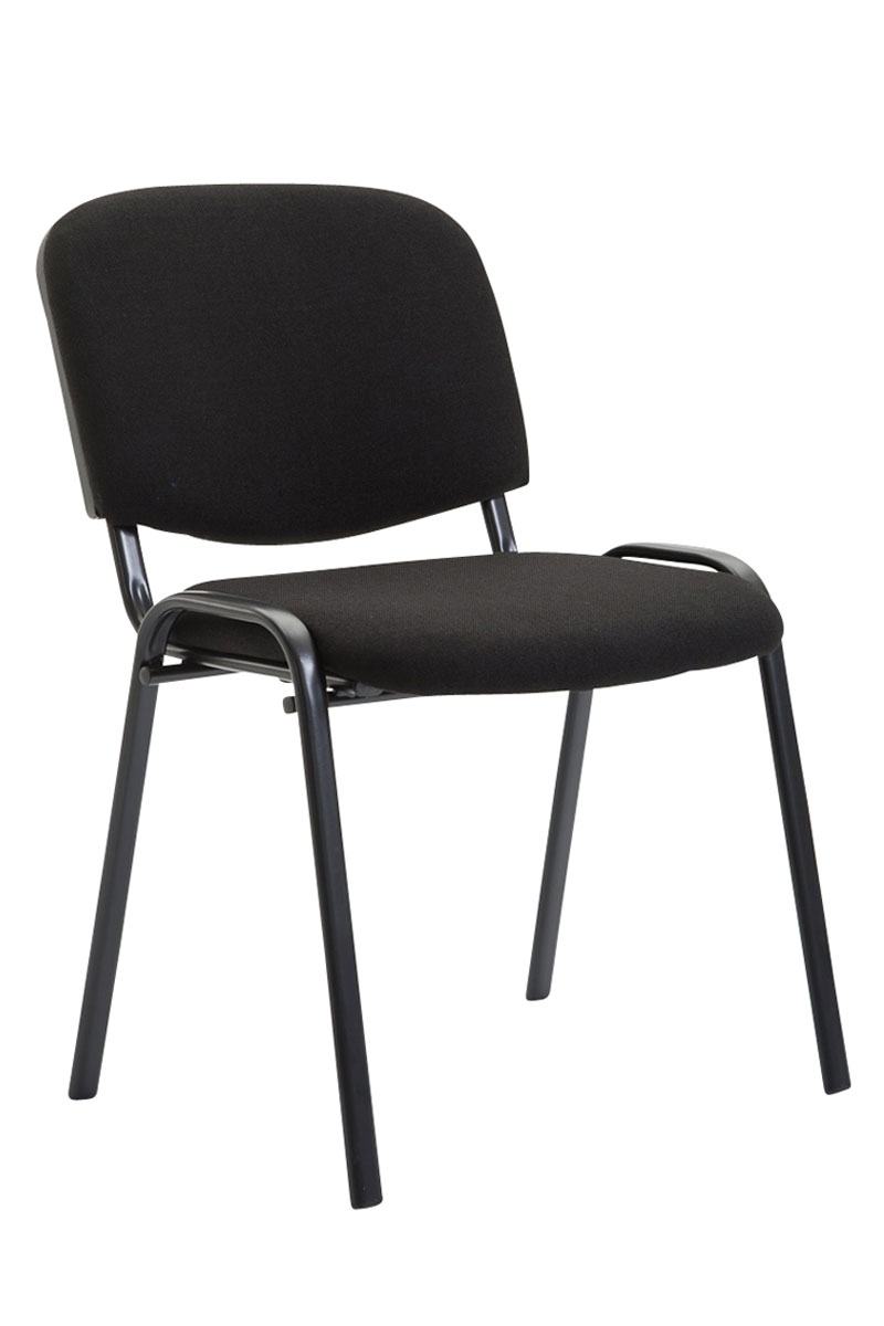 Set 4 Sedie Ufficio Visitatore Ken Imbottite In Tessuto
