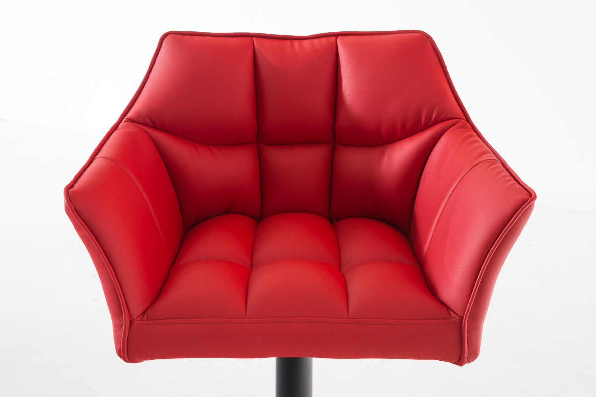Sgabello da bar Damaso con rivestimento in similpelle
