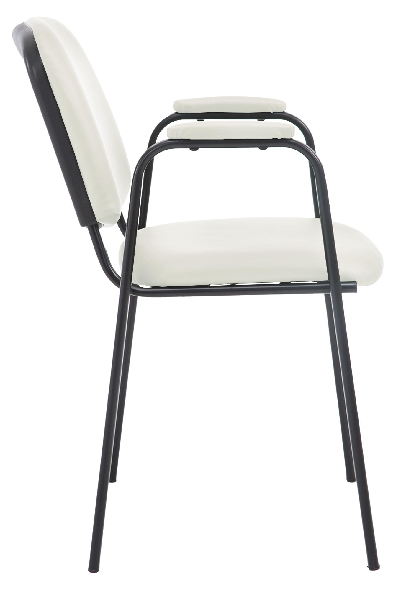 Sedia impilabile Ken Pro in ecopelle