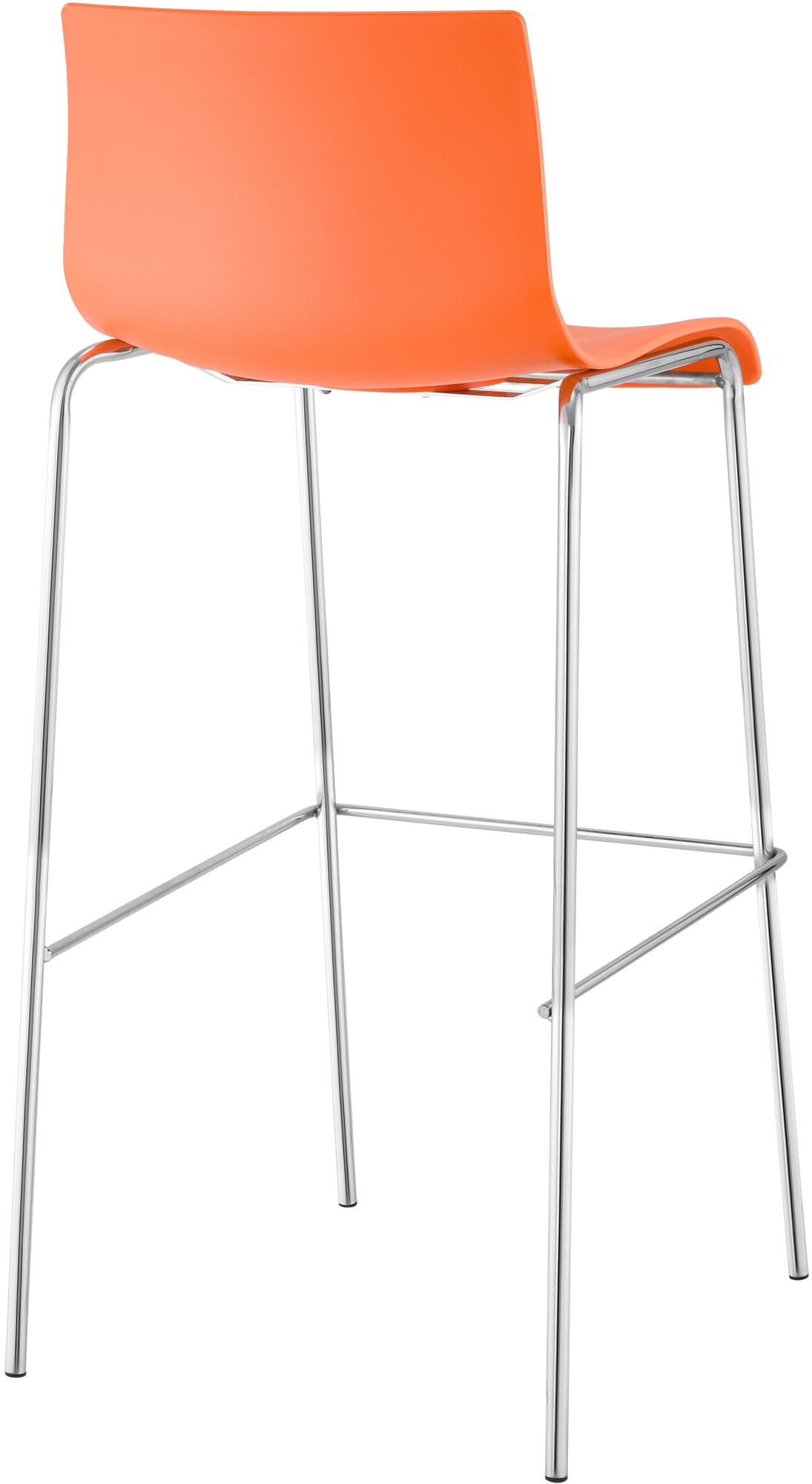 Sgabello da Bar Hover Plastica Struttura a 4 Gambe