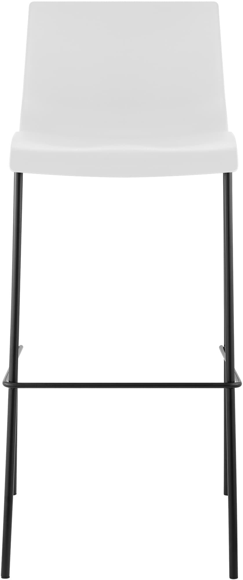 Set di 2 sgabelli da bar Hover in plastica con base a 4 gambe