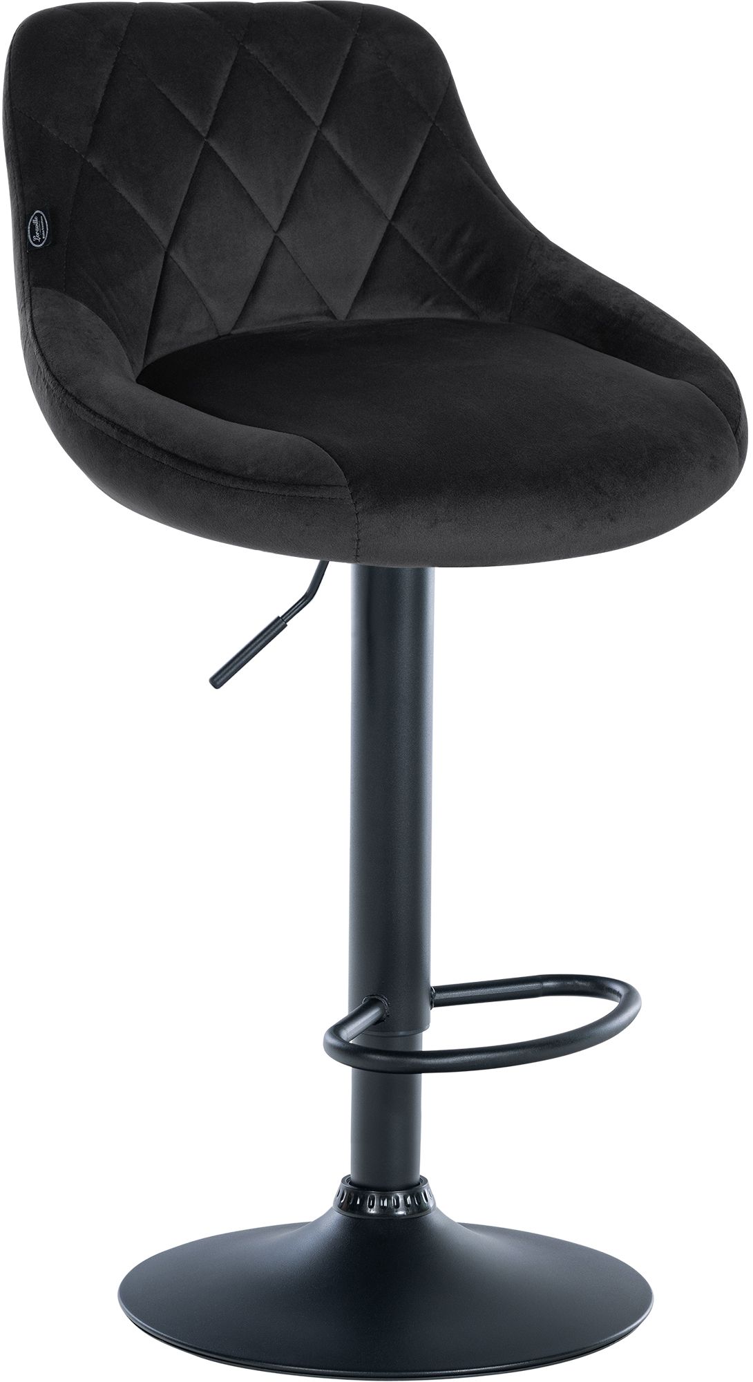 Set di 2 sgabelli da bar Lazio Velvet