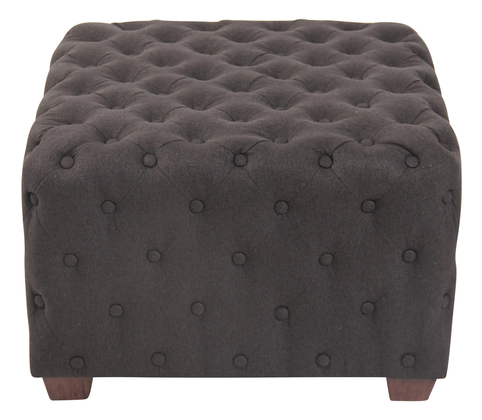 Pouf trapuntato Nimes in tessuto