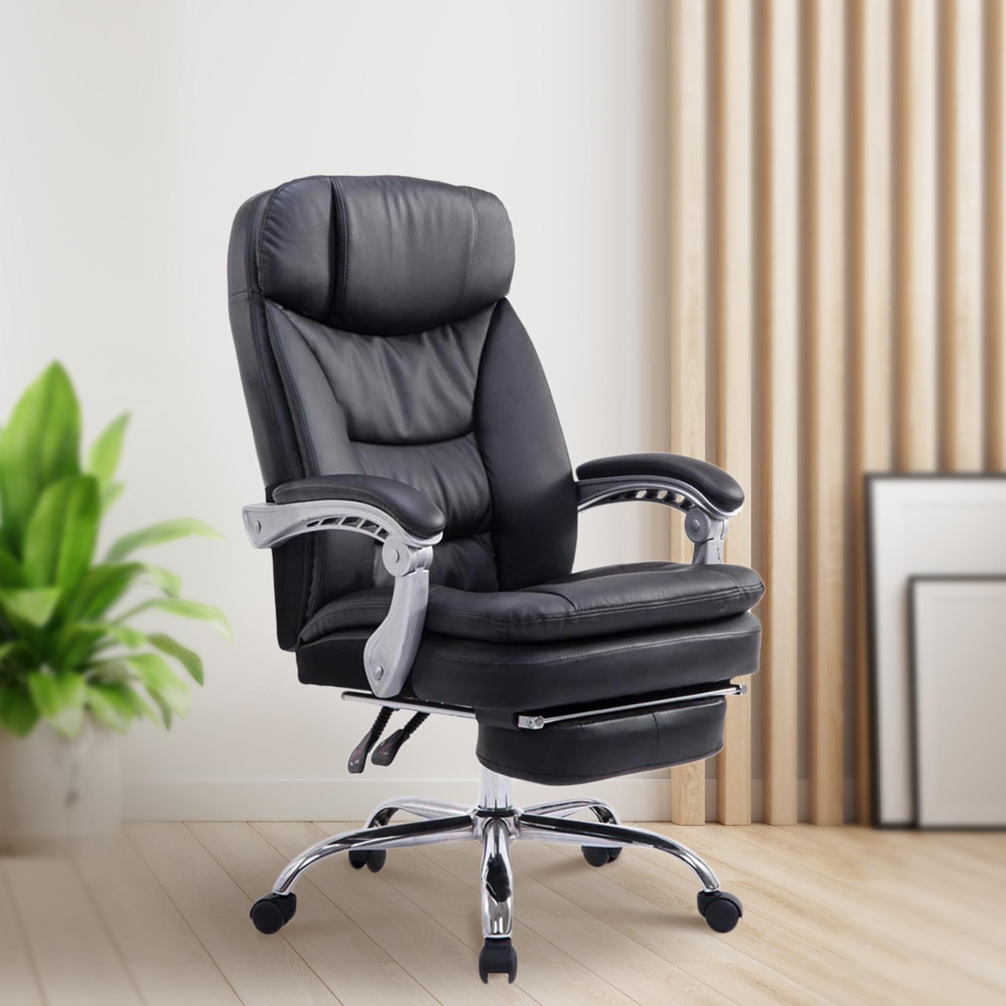 Sedia da ufficio XL Troy in similpelle