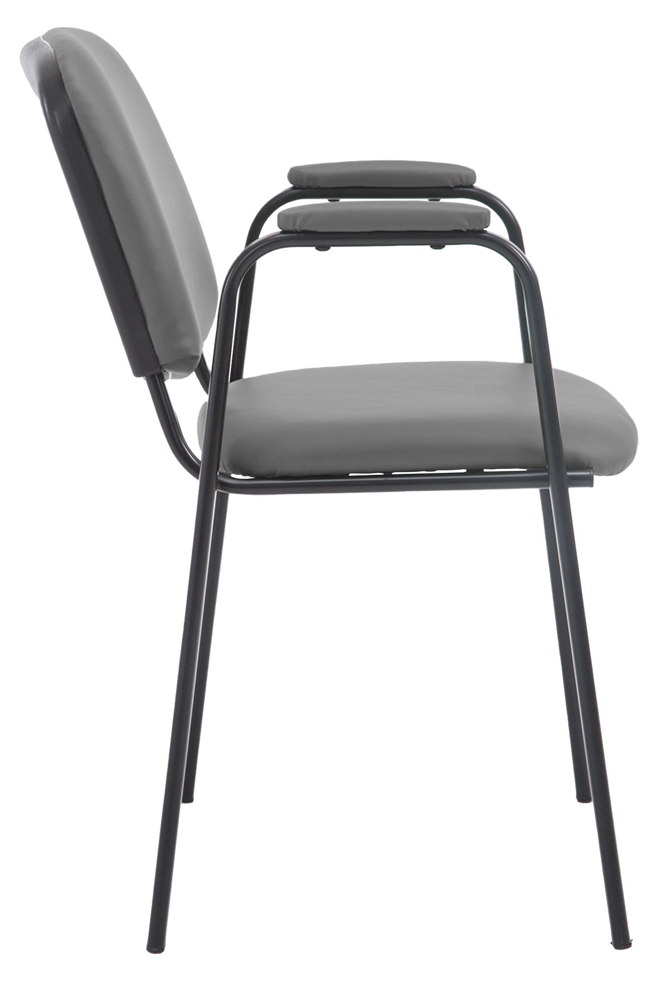 Sedia impilabile Ken Pro in ecopelle
