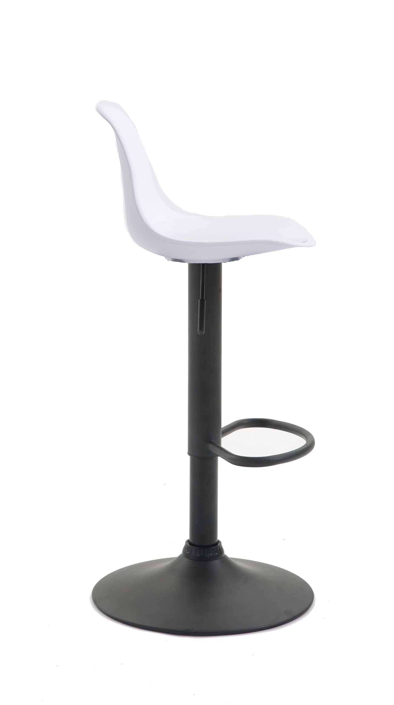 Sgabello di design KIEL in polipropilene e similpelle