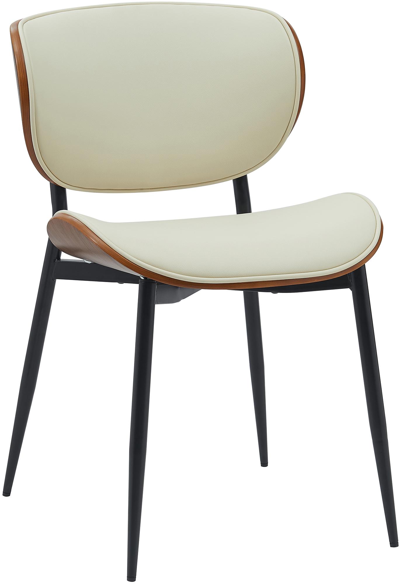 Sedia Enid con rivestimento in similpelle o tessuto
